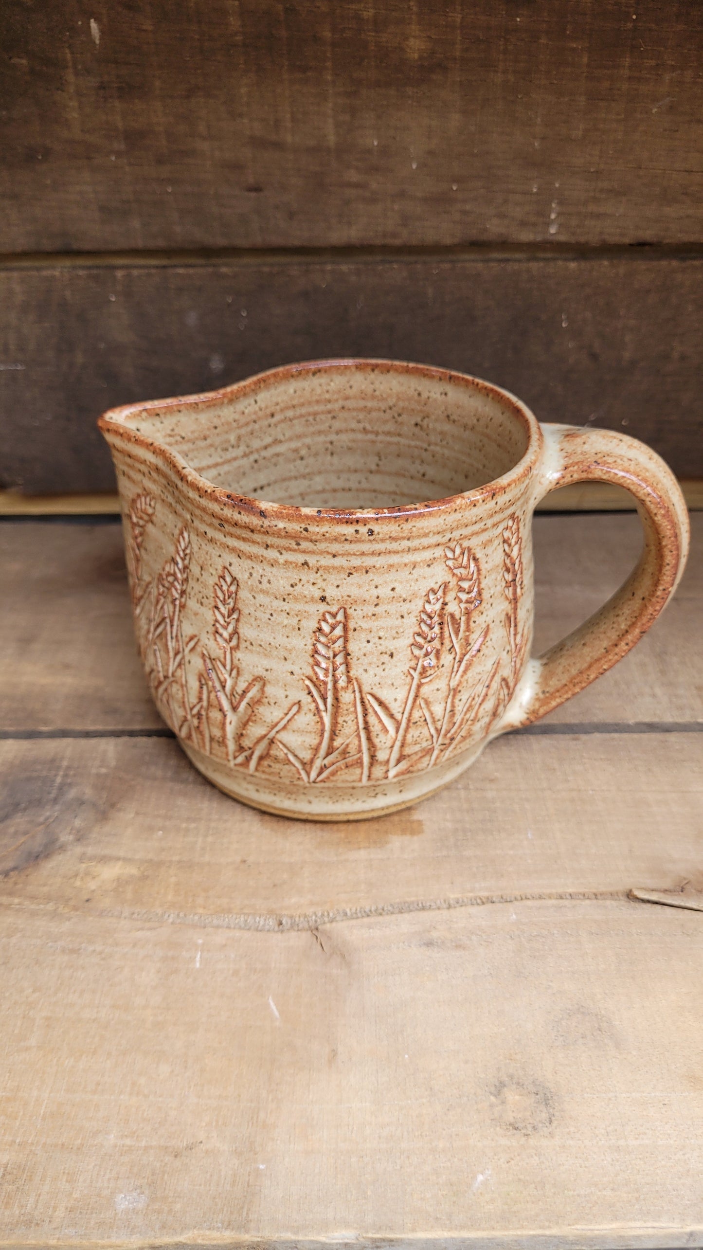 Mountain Thrown Chai Wheat Pitcher 16oz