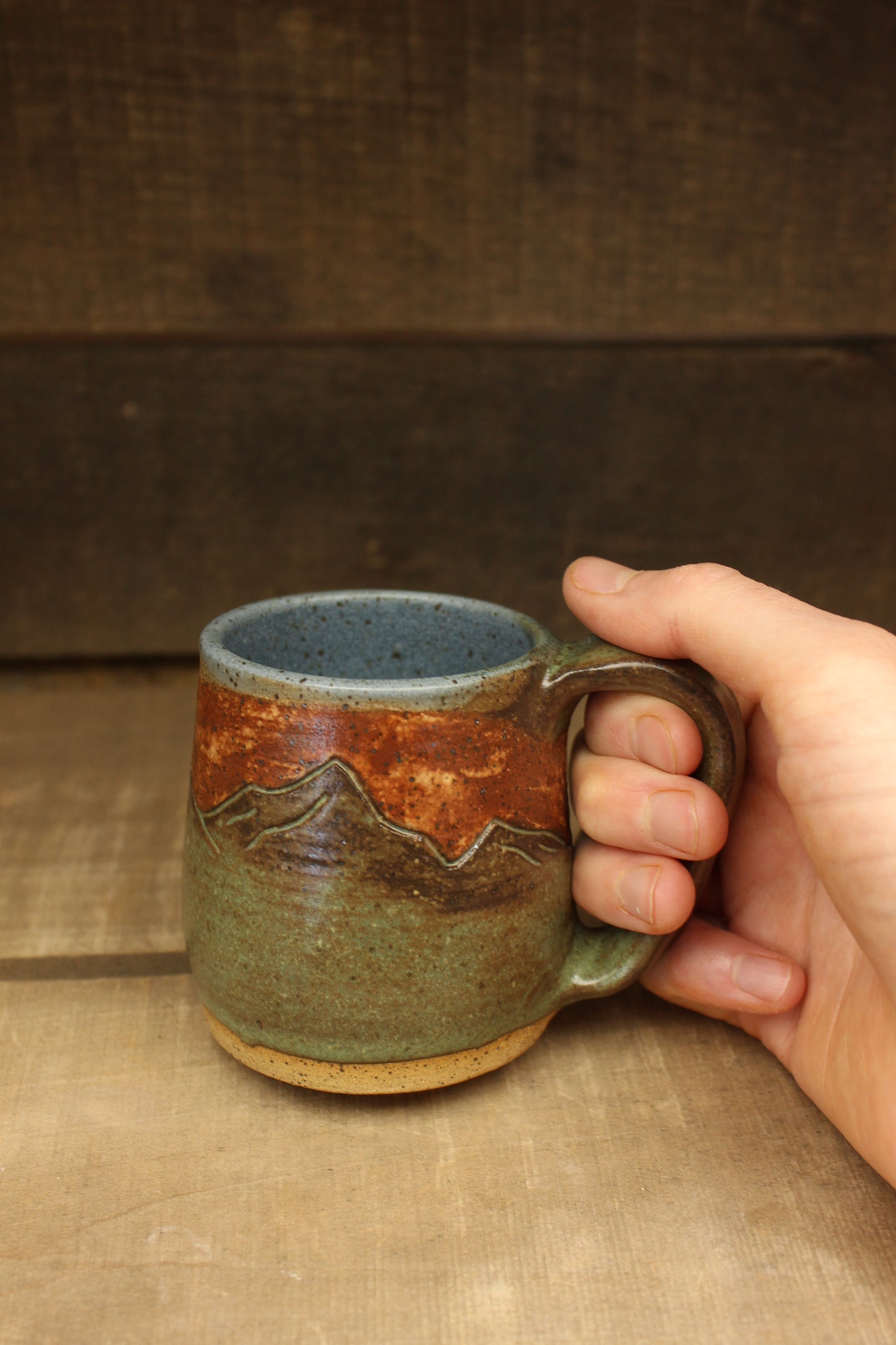 Mountain Sunset Mini Mug 7oz