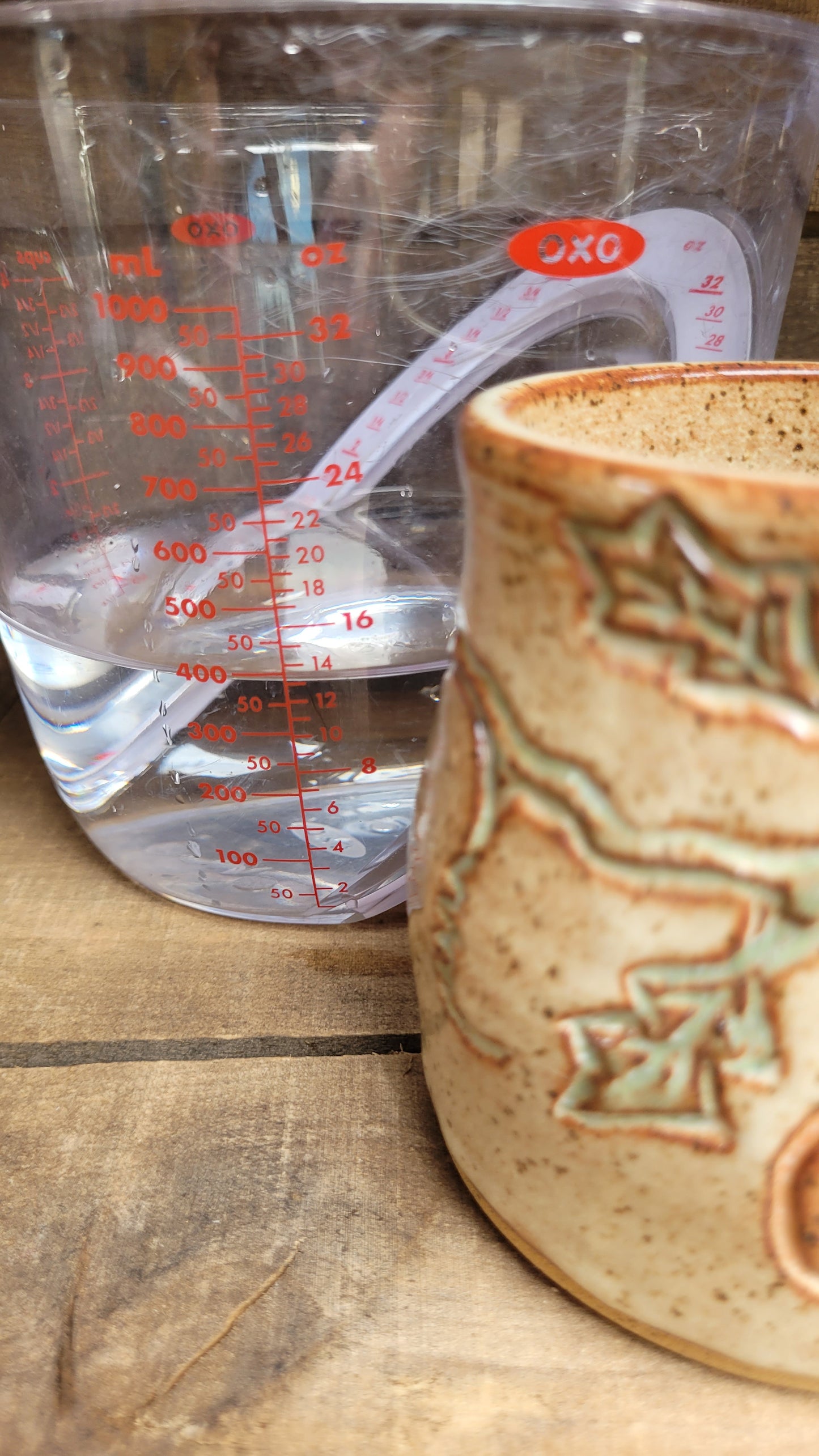Mountain Thrown Pumpkin Vine Mug 13oz