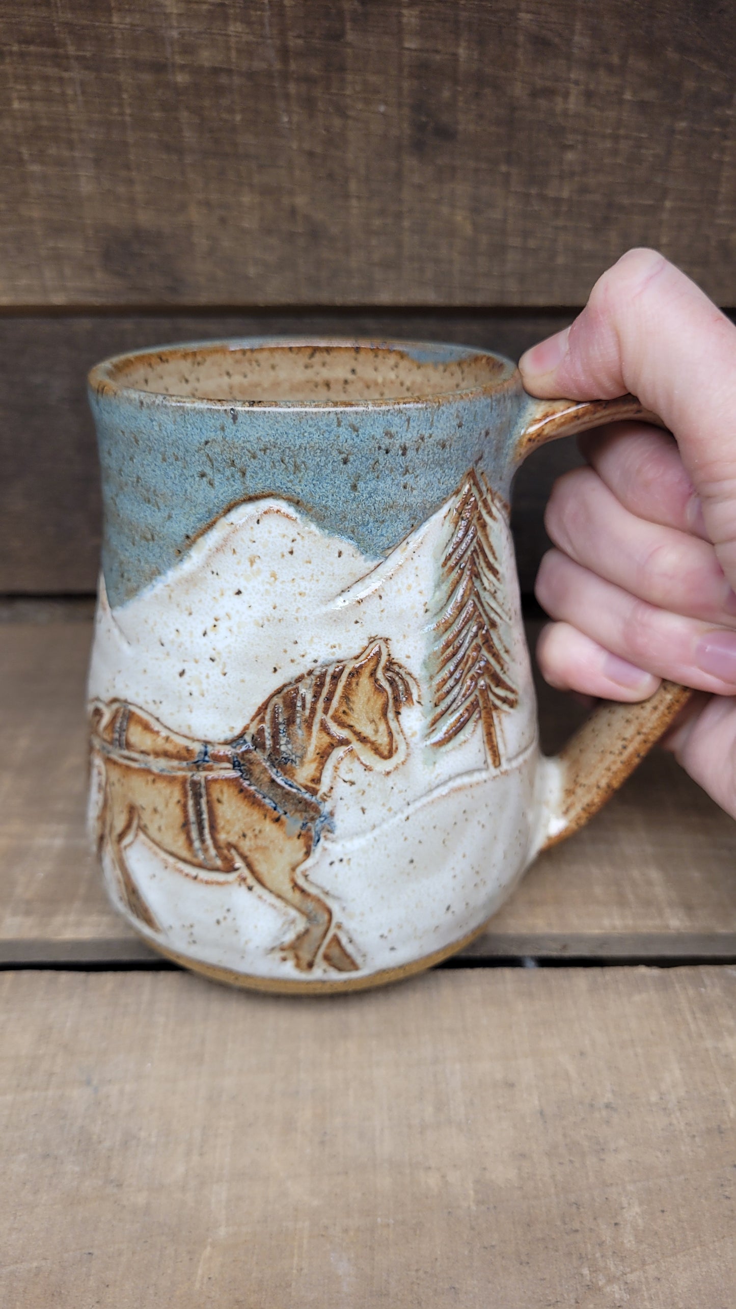 One Horse Open Sleigh Mug #4 16oz
