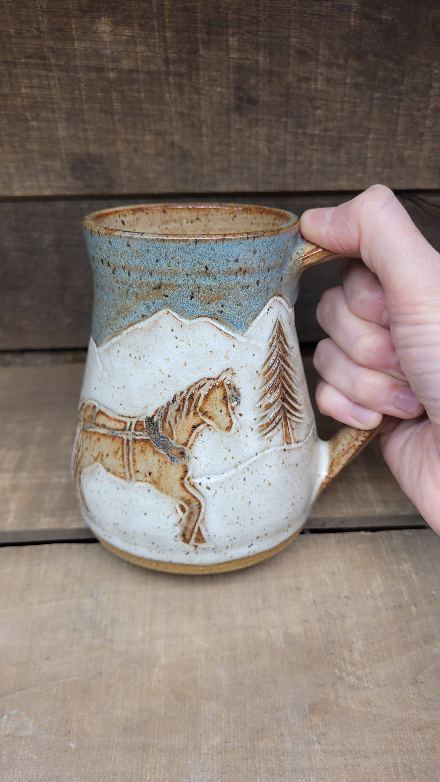 One Horse Open Sleigh Mug #6 18oz