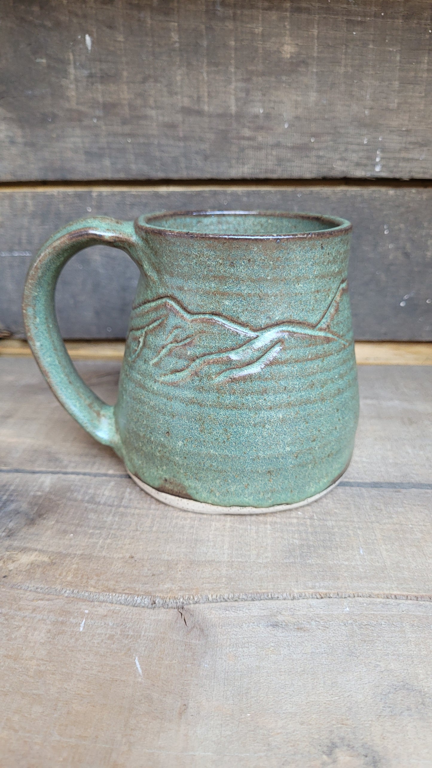 Mountain Thrown Matcha Mountain Mug 13oz