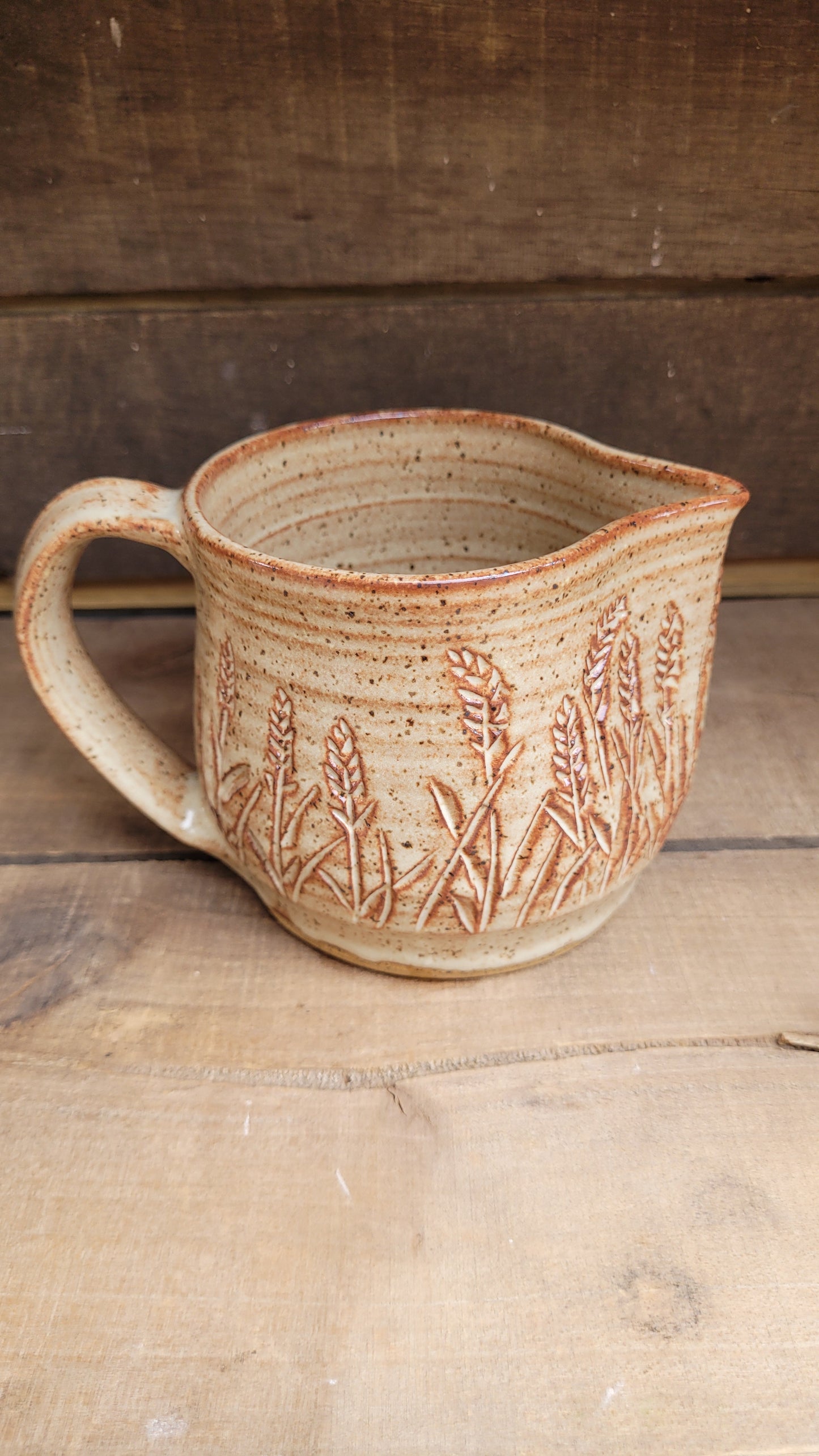 Mountain Thrown Chai Wheat Pitcher 16oz