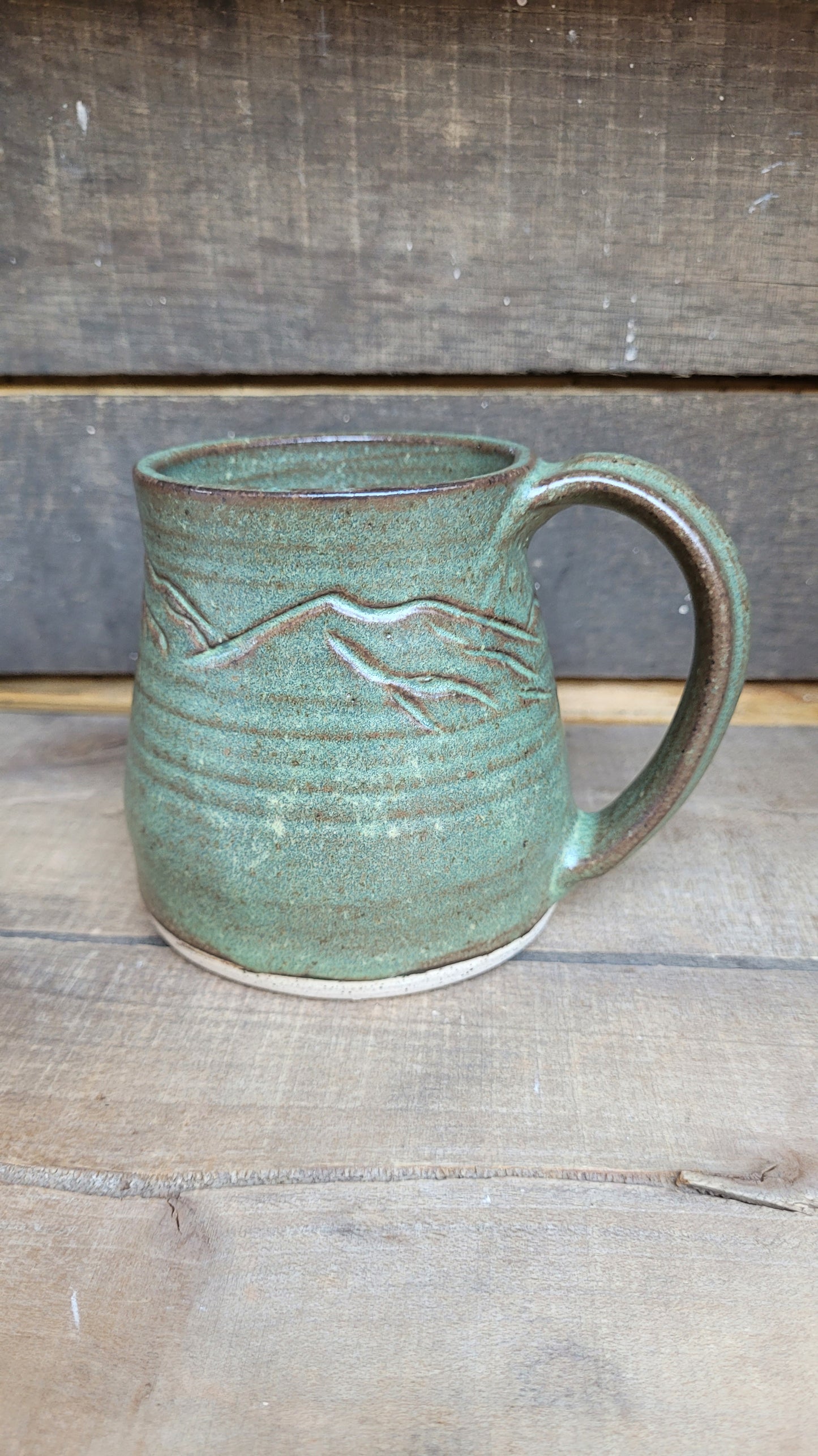 Mountain Thrown Matcha Mountain Mug 13oz