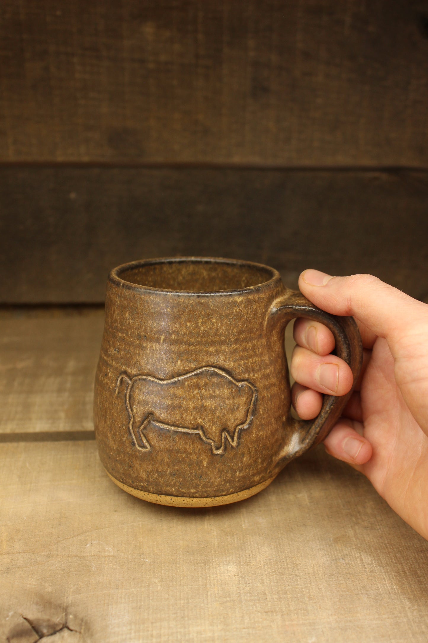 Brown Buffalo Mug 12oz