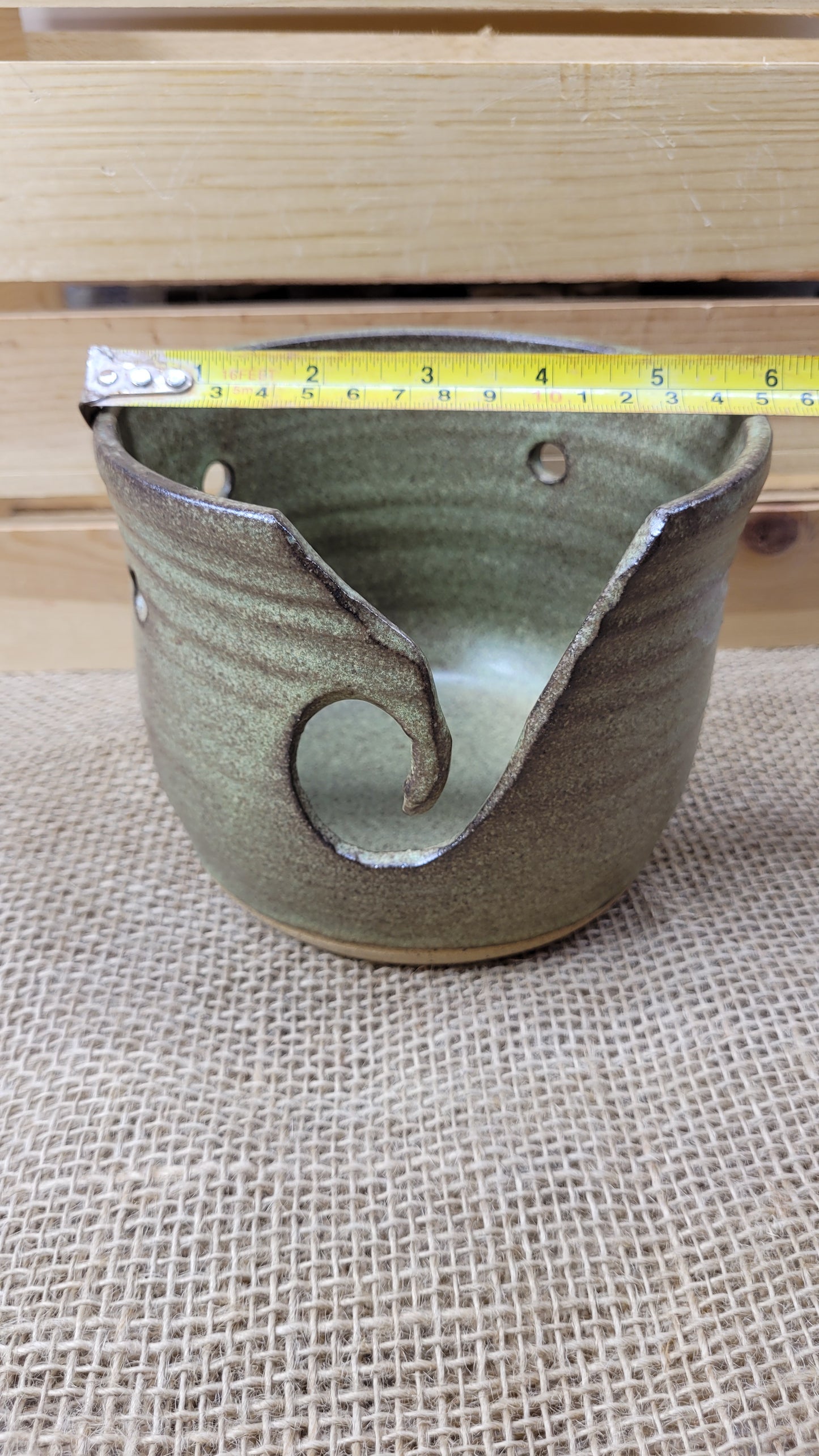 Matte Green Decorative Bowl