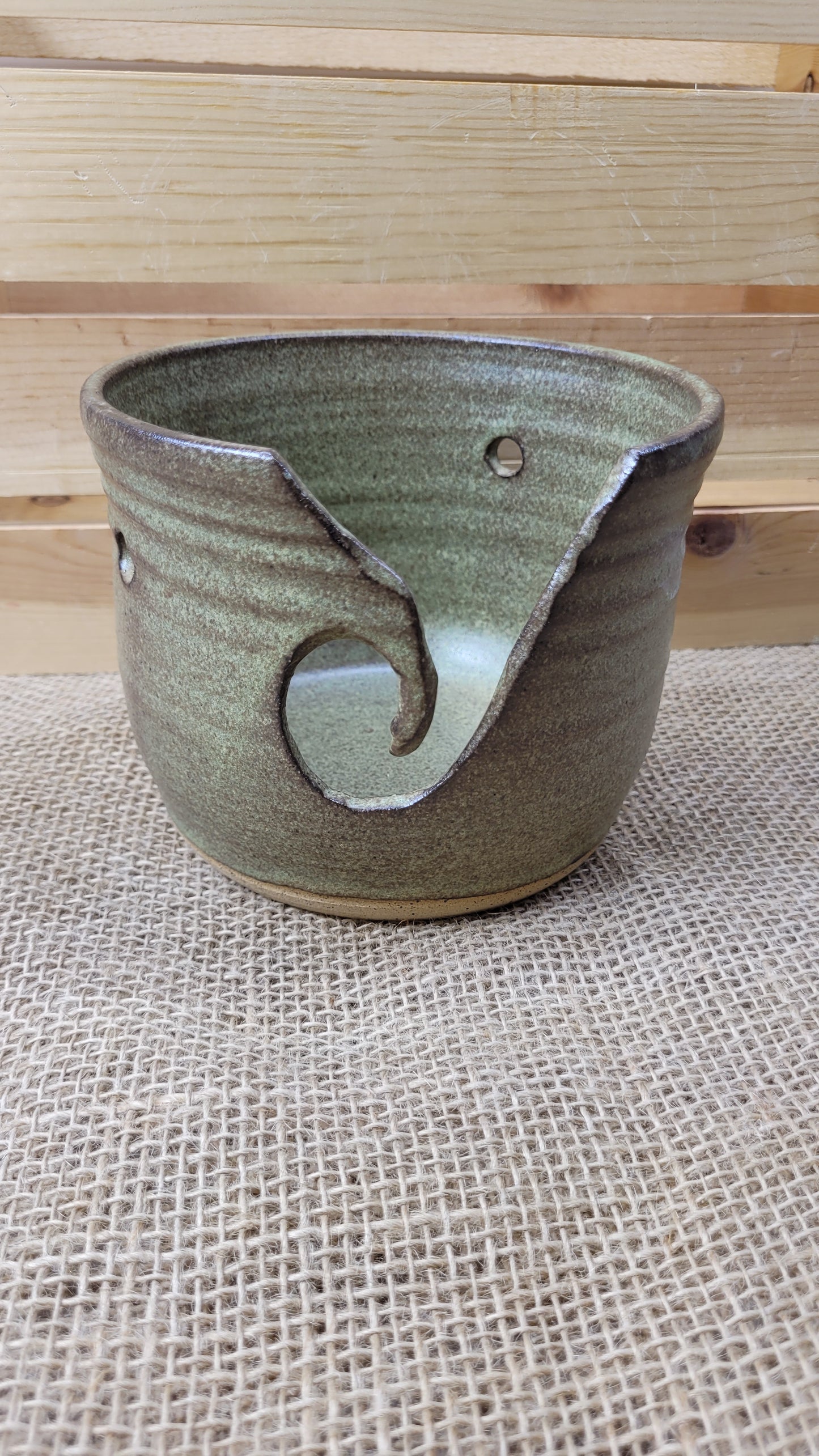 Matte Green Decorative Bowl
