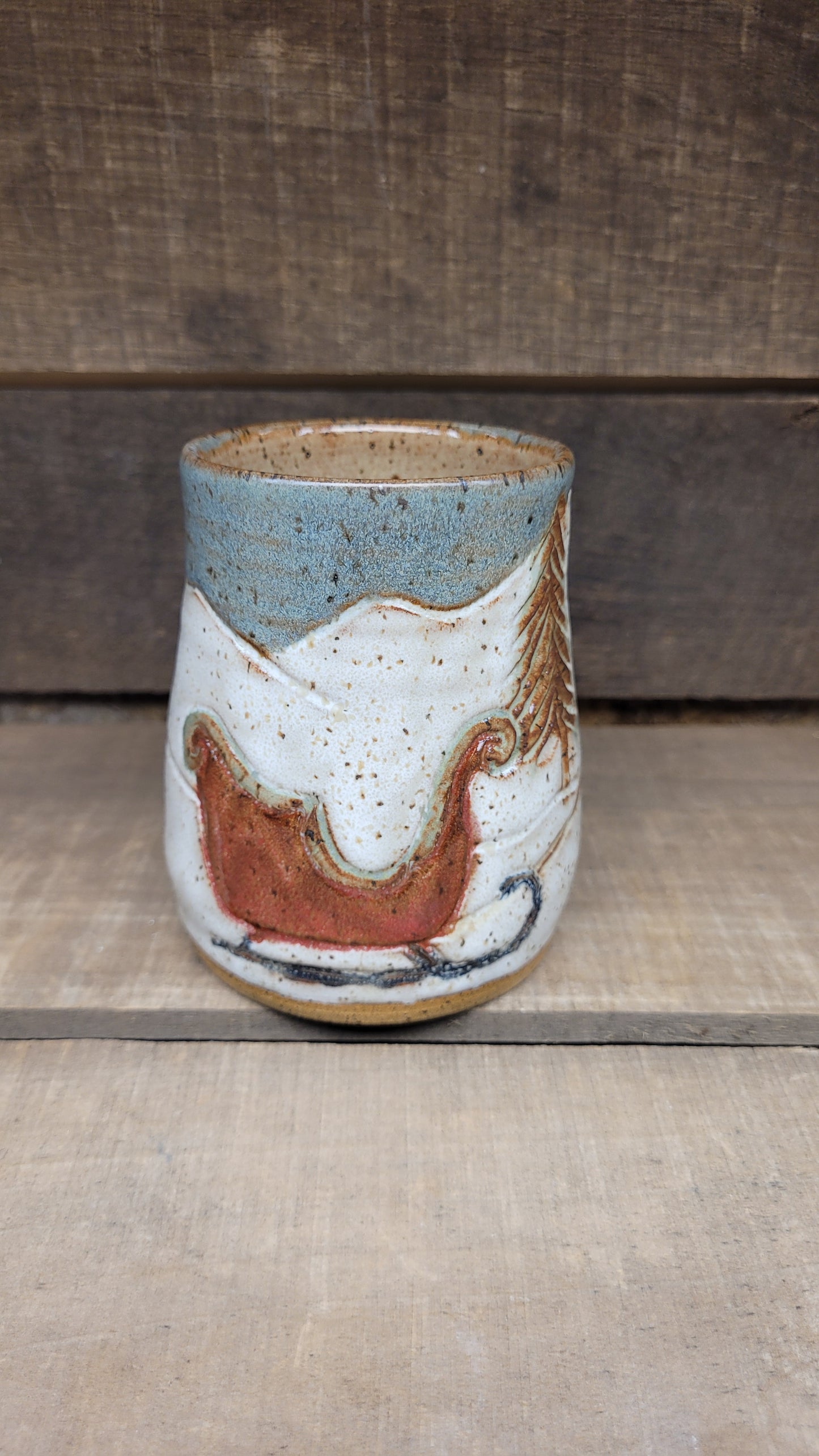 One Horse Open Sleigh Tumbler 13oz