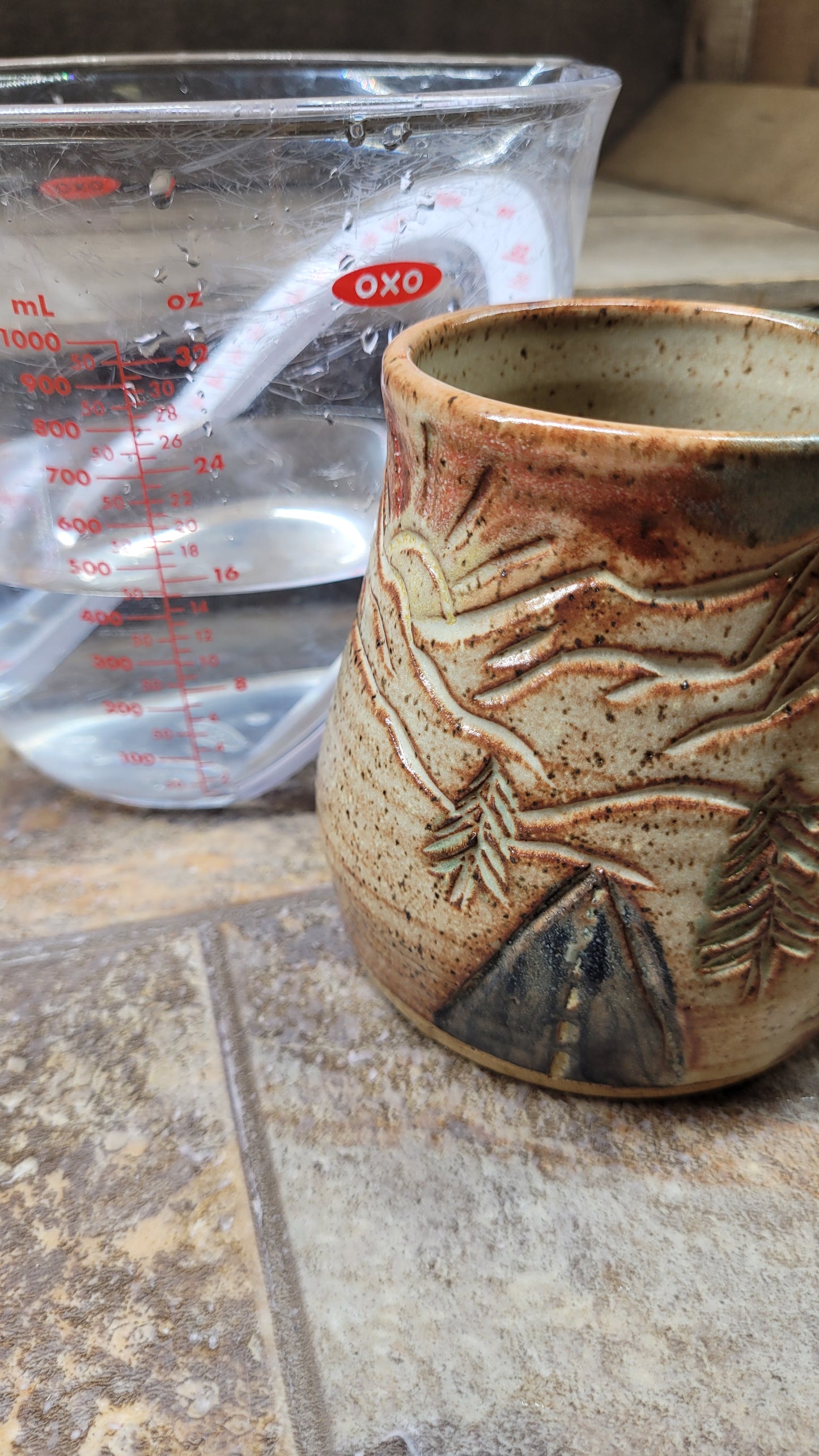 Road with Mountain Sunset - Chai 15oz