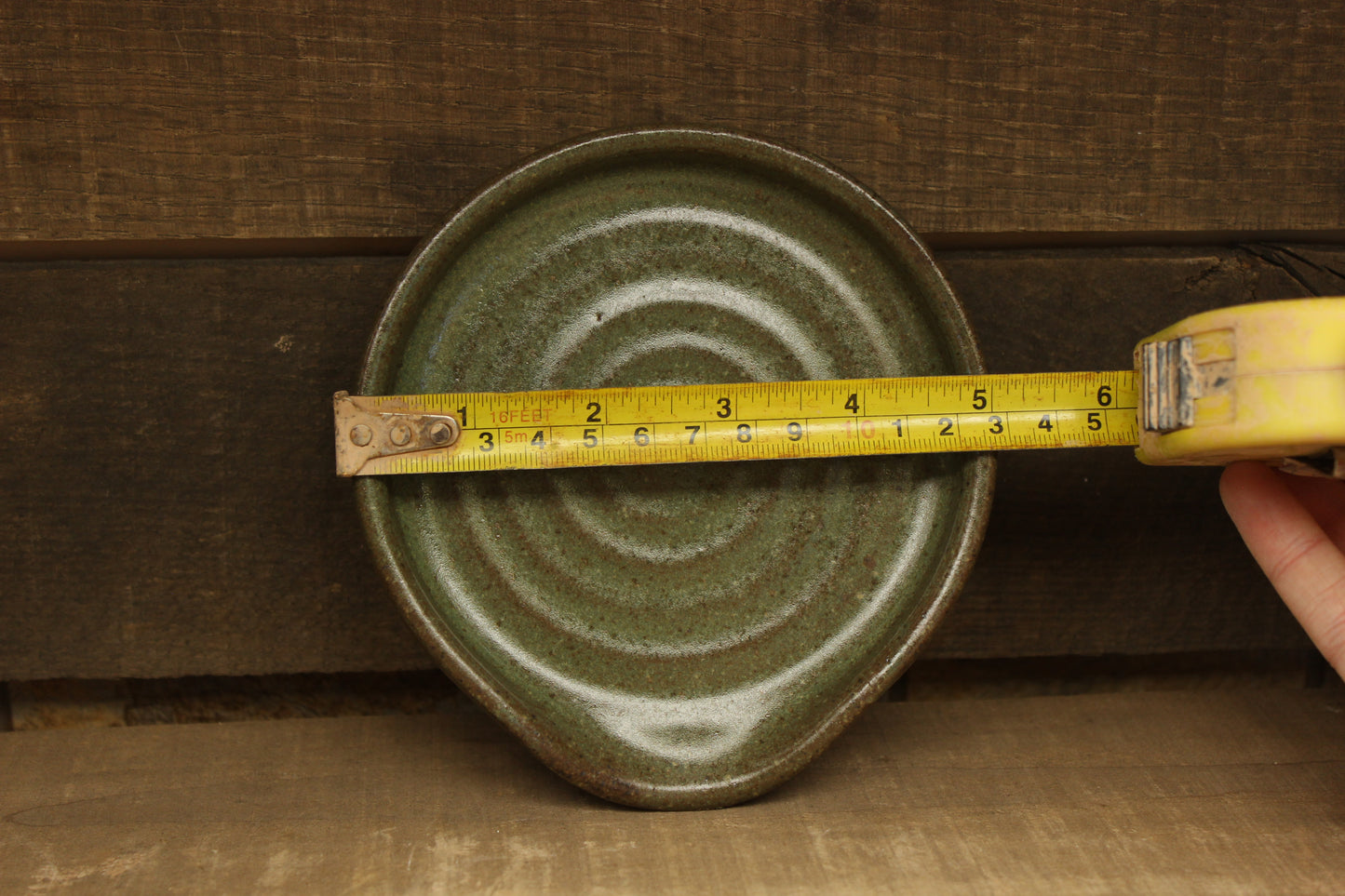 Green Swirl Spoonrest