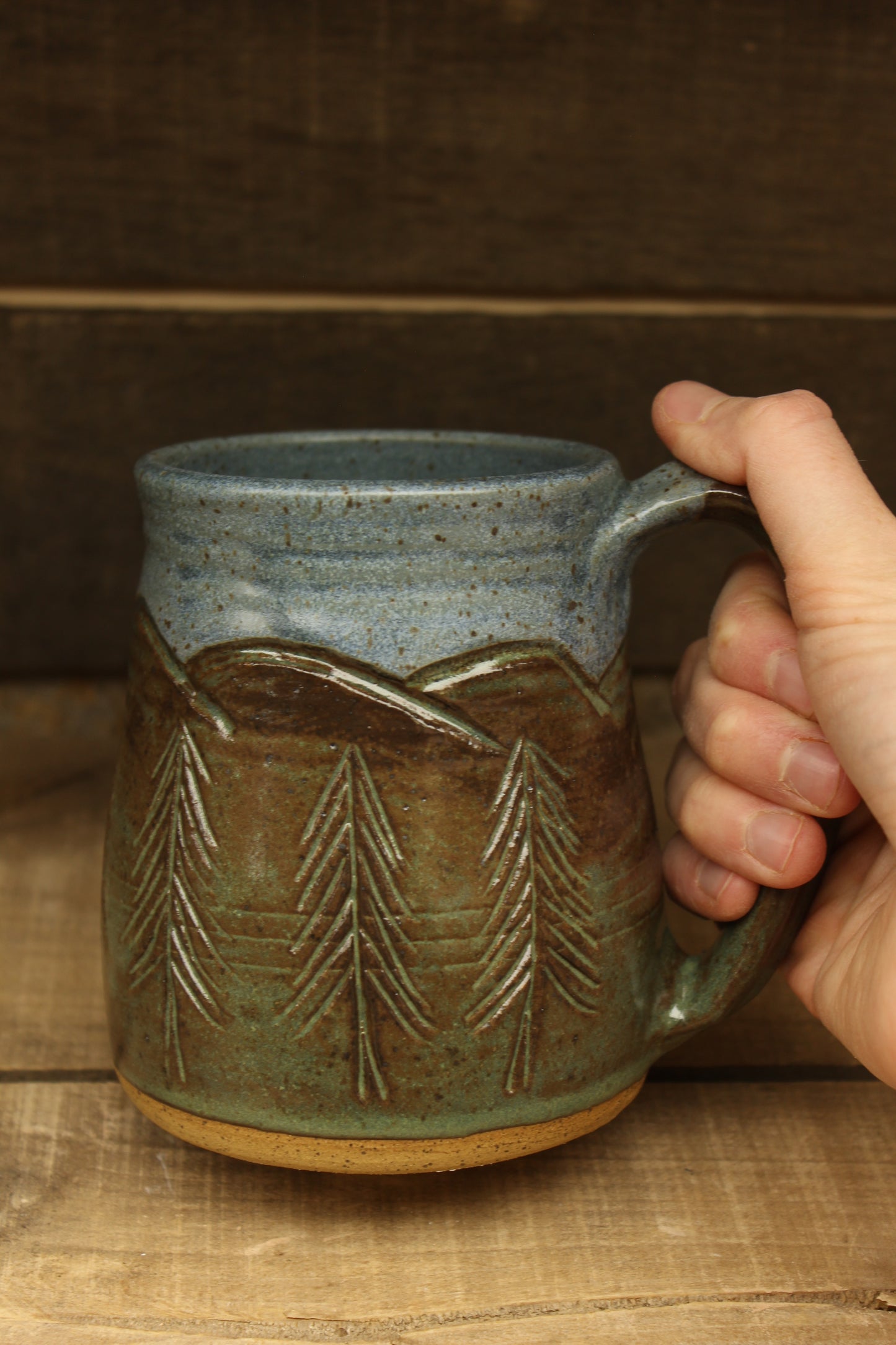 Mountain Tree Mug 18oz