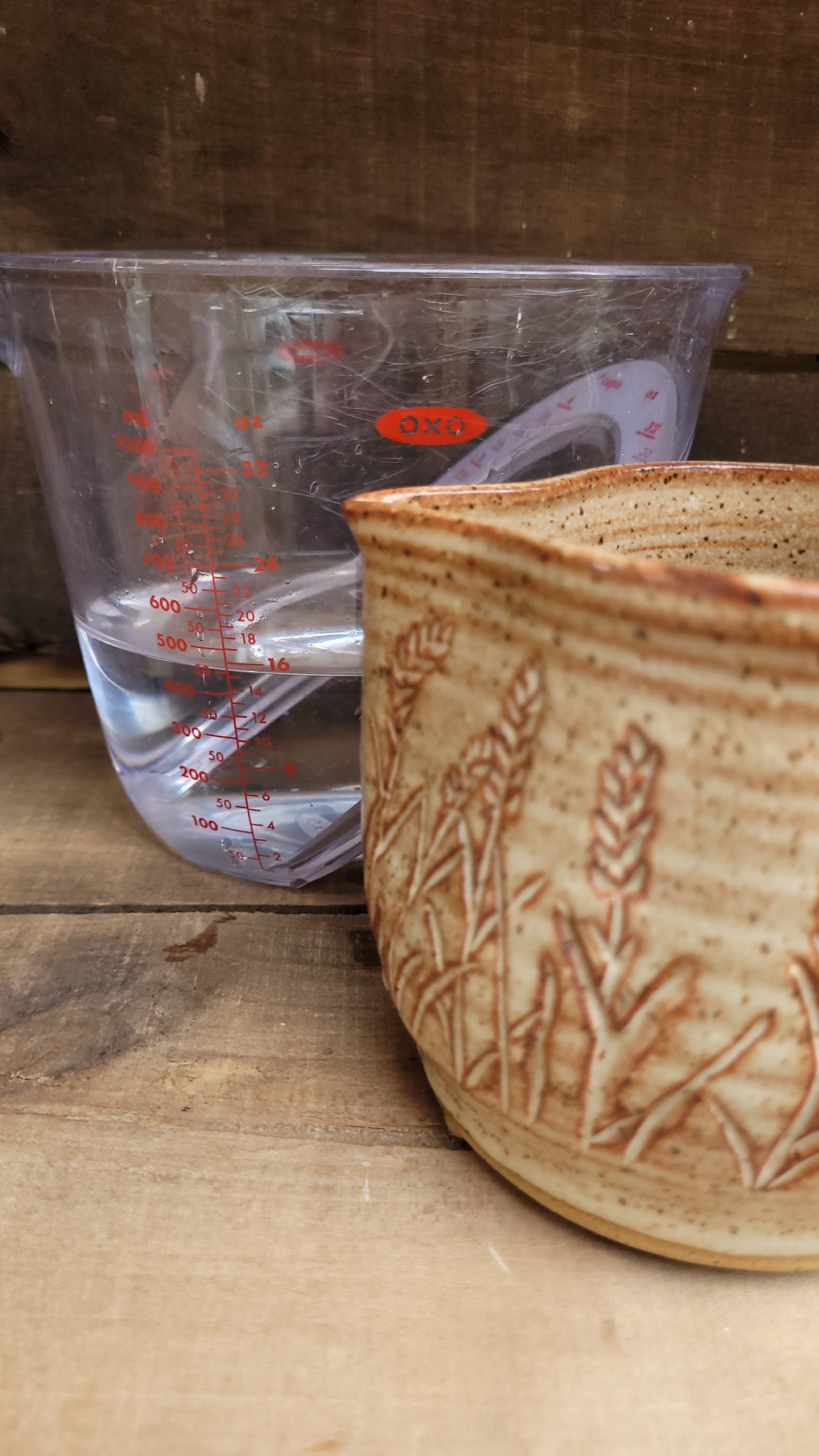 Mountain Thrown Chai Wheat Pitcher 16oz