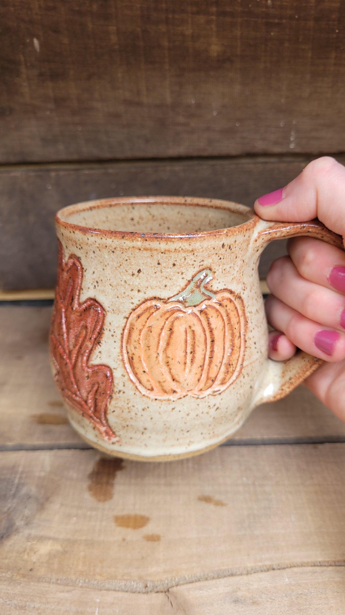 Mountain Thrown Autumn Vibe Mug #2 15oz