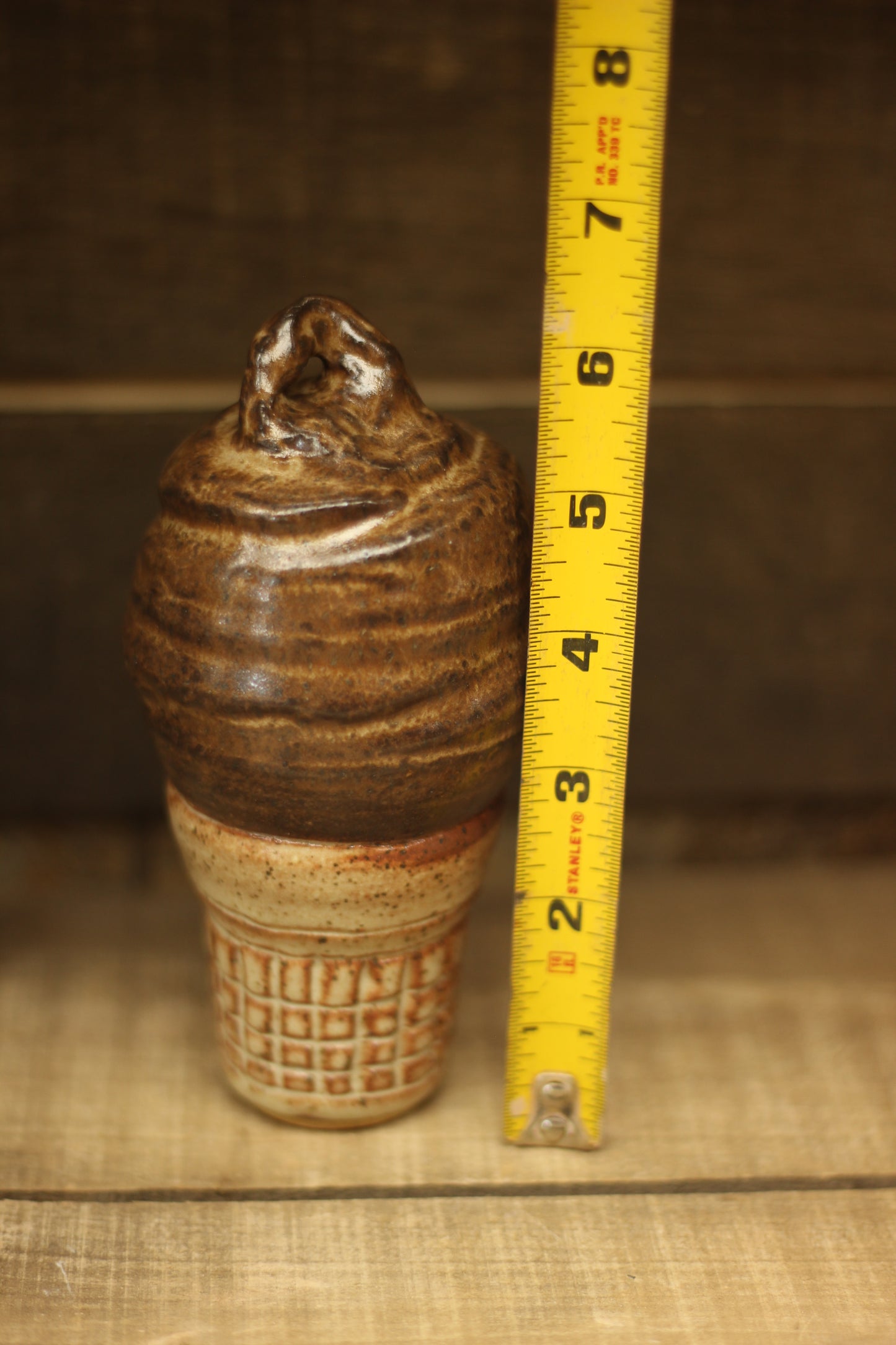 Chocolate Dip Hollow Ice Cream Cone