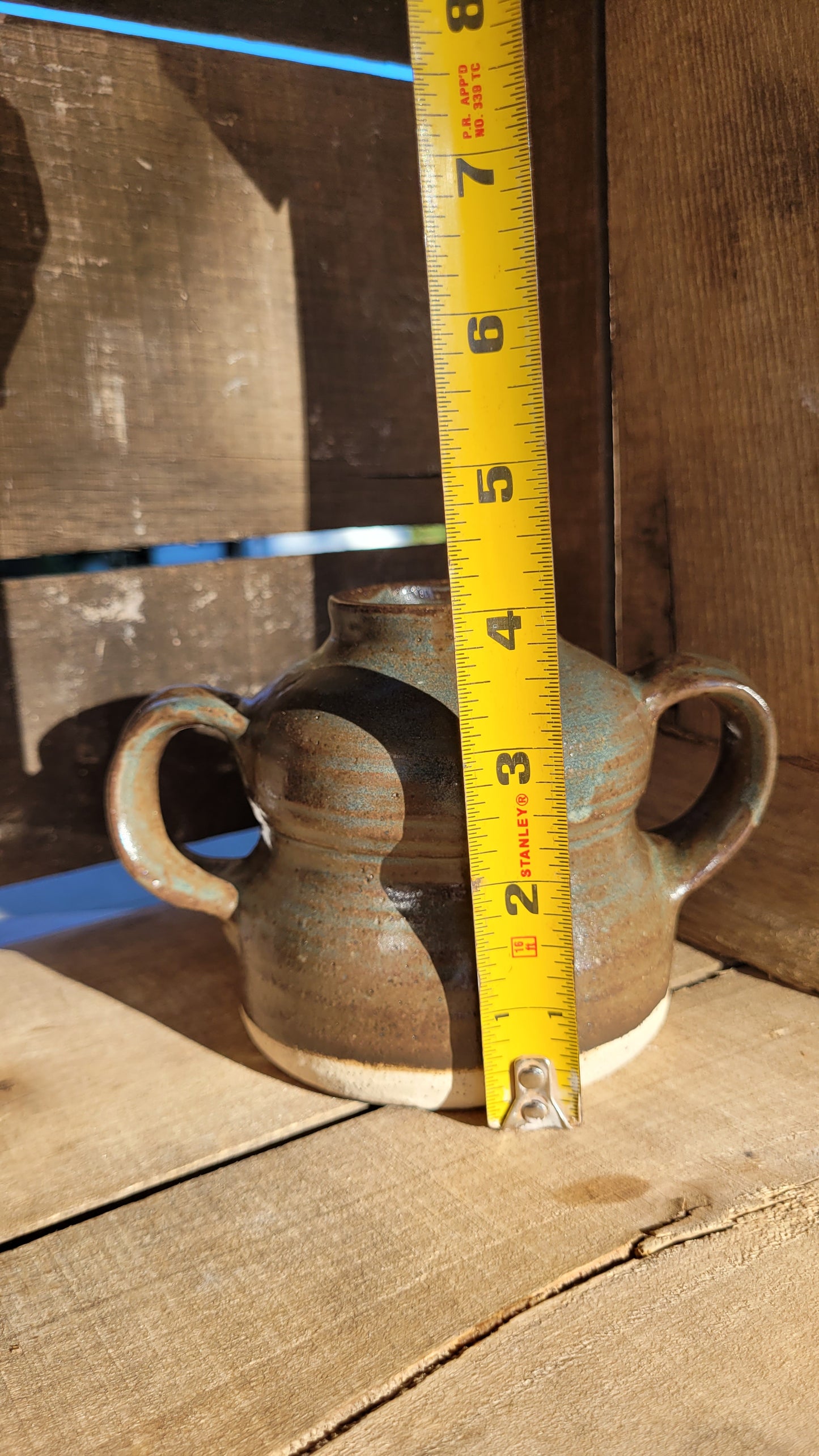 Rustic Green Vase
