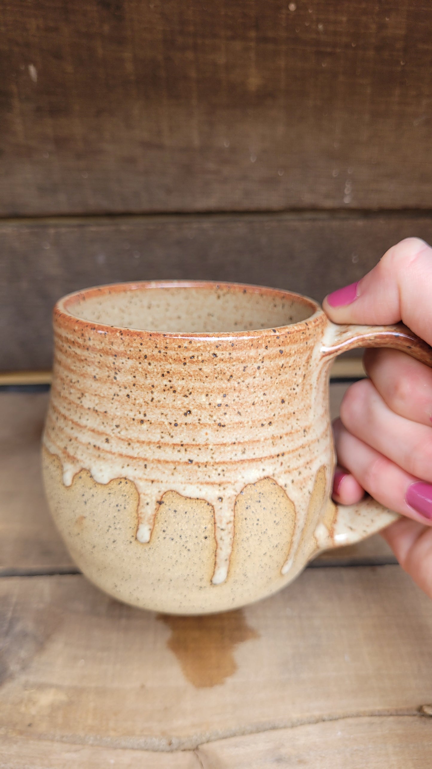 Mountain Thrown Chai Drip Mug #2 13oz
