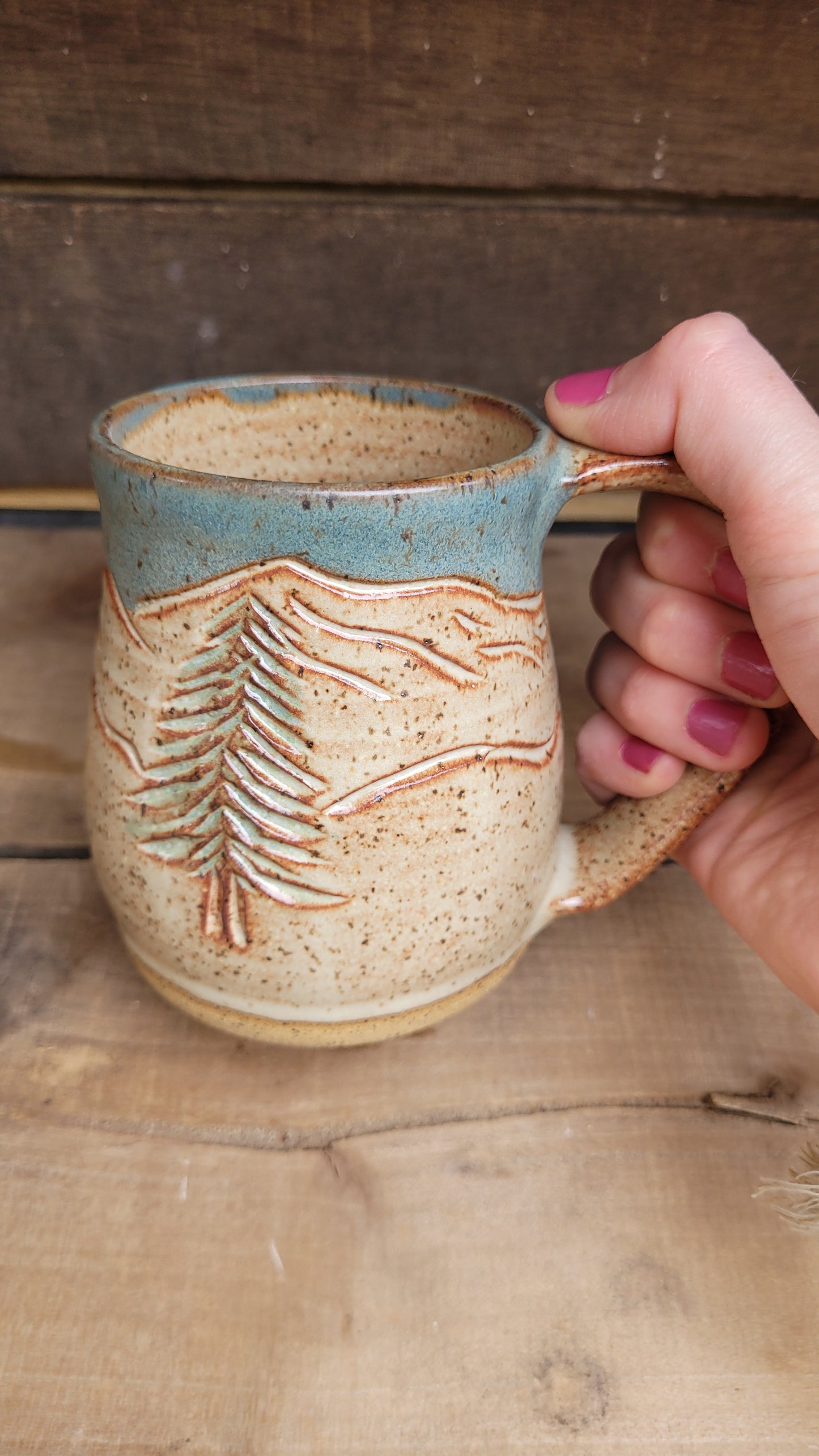 Mountain Thrown Antelope Mug 14oz