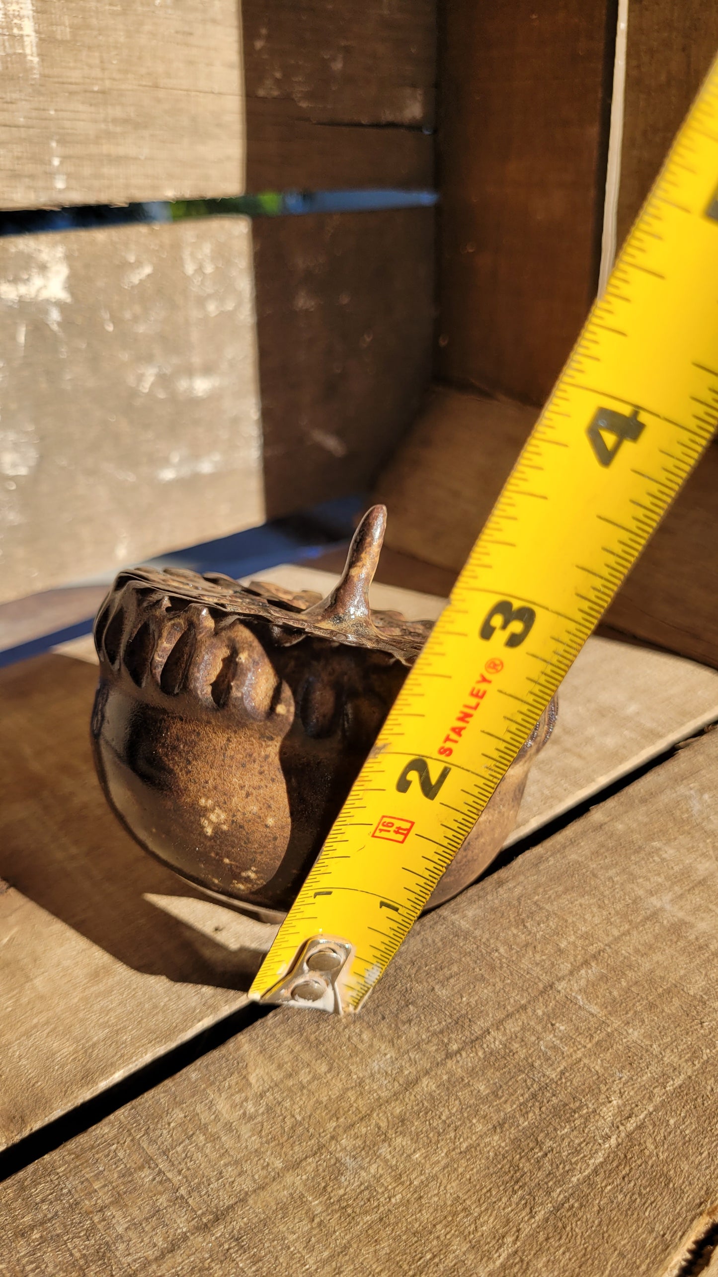 Wheelthrown Hollow Acorn 25-678