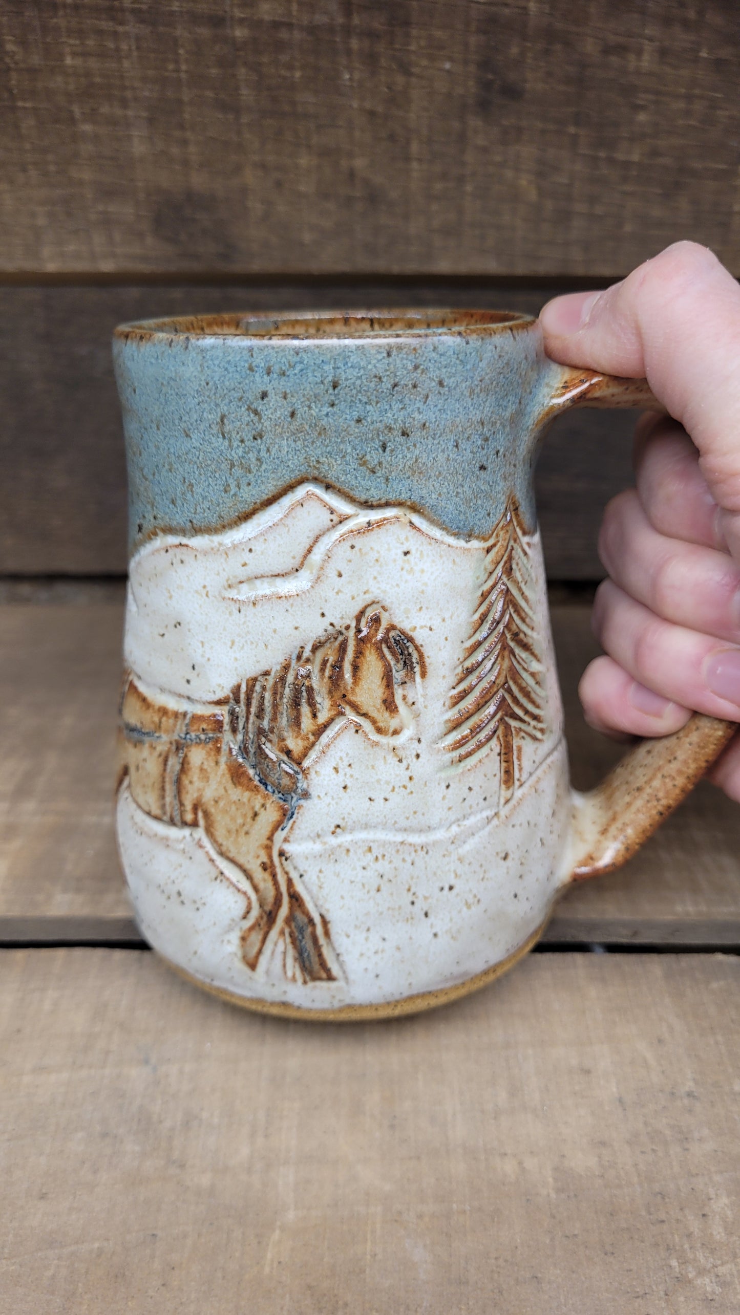 One Horse Open Sleigh Mug #3 15oz