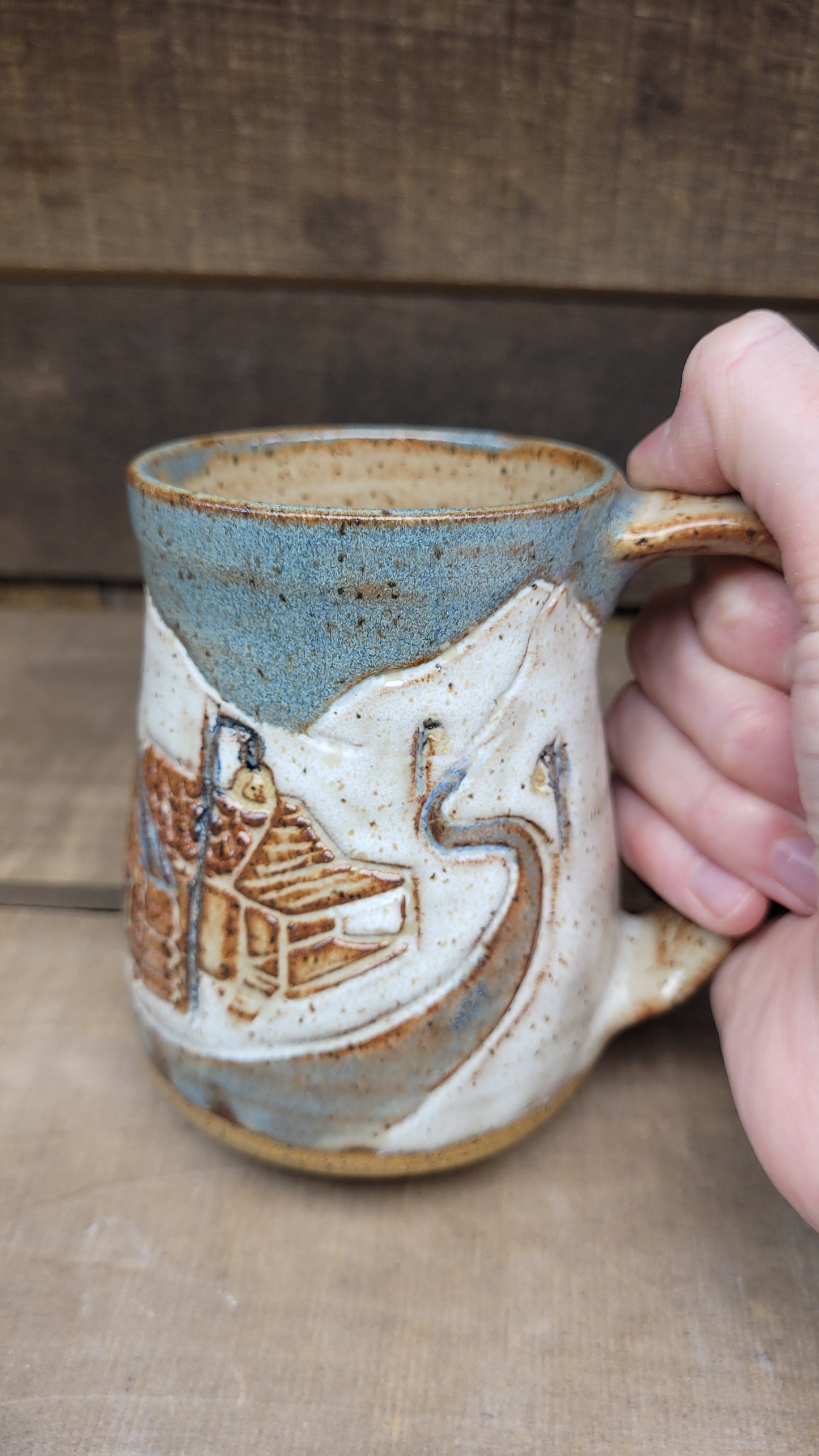 Snowy Mountain Village Mug 11oz