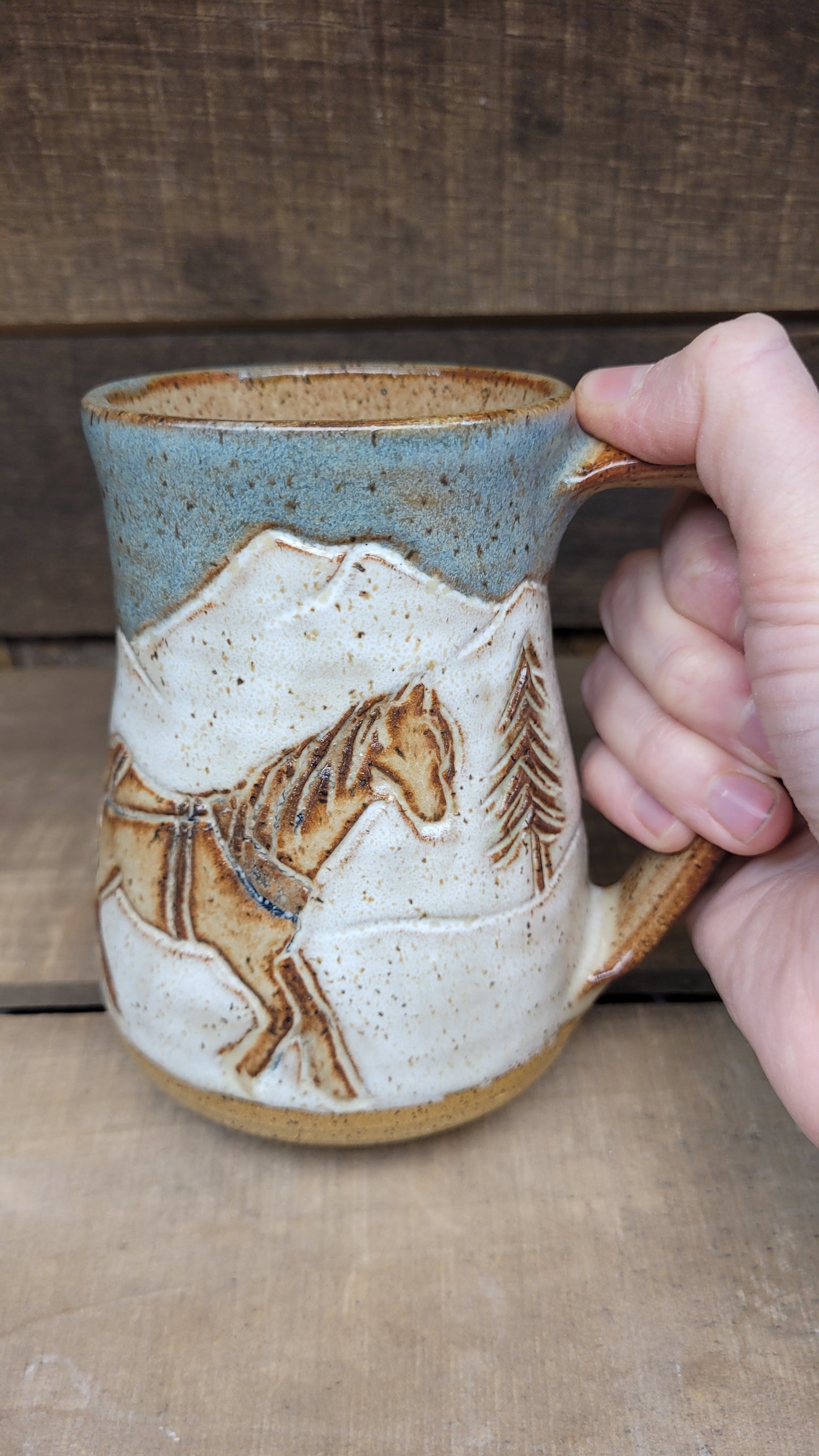 One Horse Open Sleigh Mug #2 15oz
