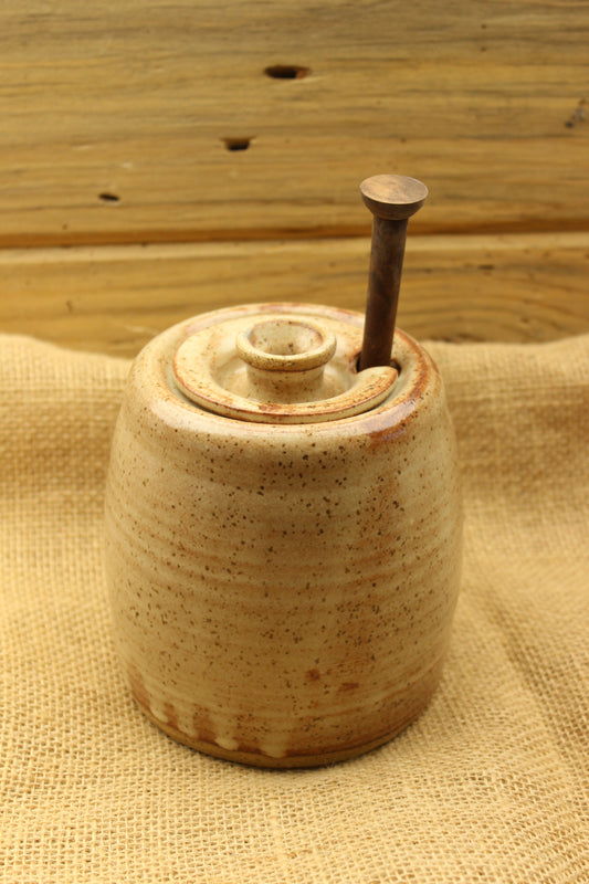 Chai Honeypot with handturned dipper