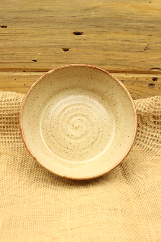 Shallow Chai Swirl Bowl