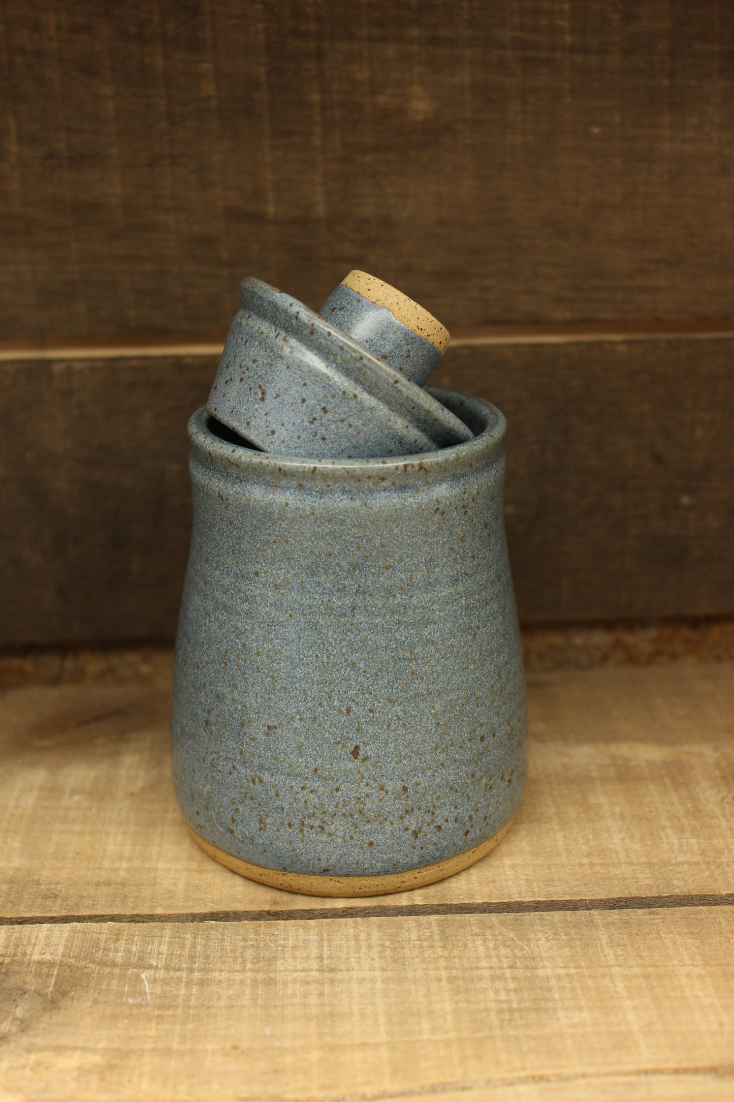 Small Satin Oribe Jar 10oz