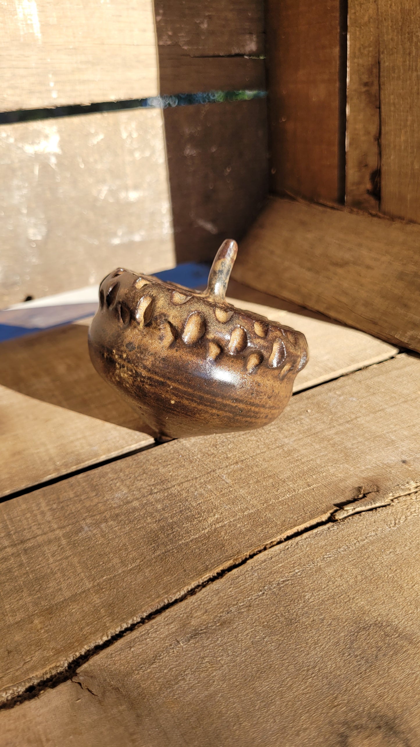 Wheelthrown Hollow Acorn 25-677