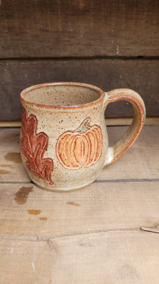 Mountain Thrown Autumn Vibe Mug  #2 15oz