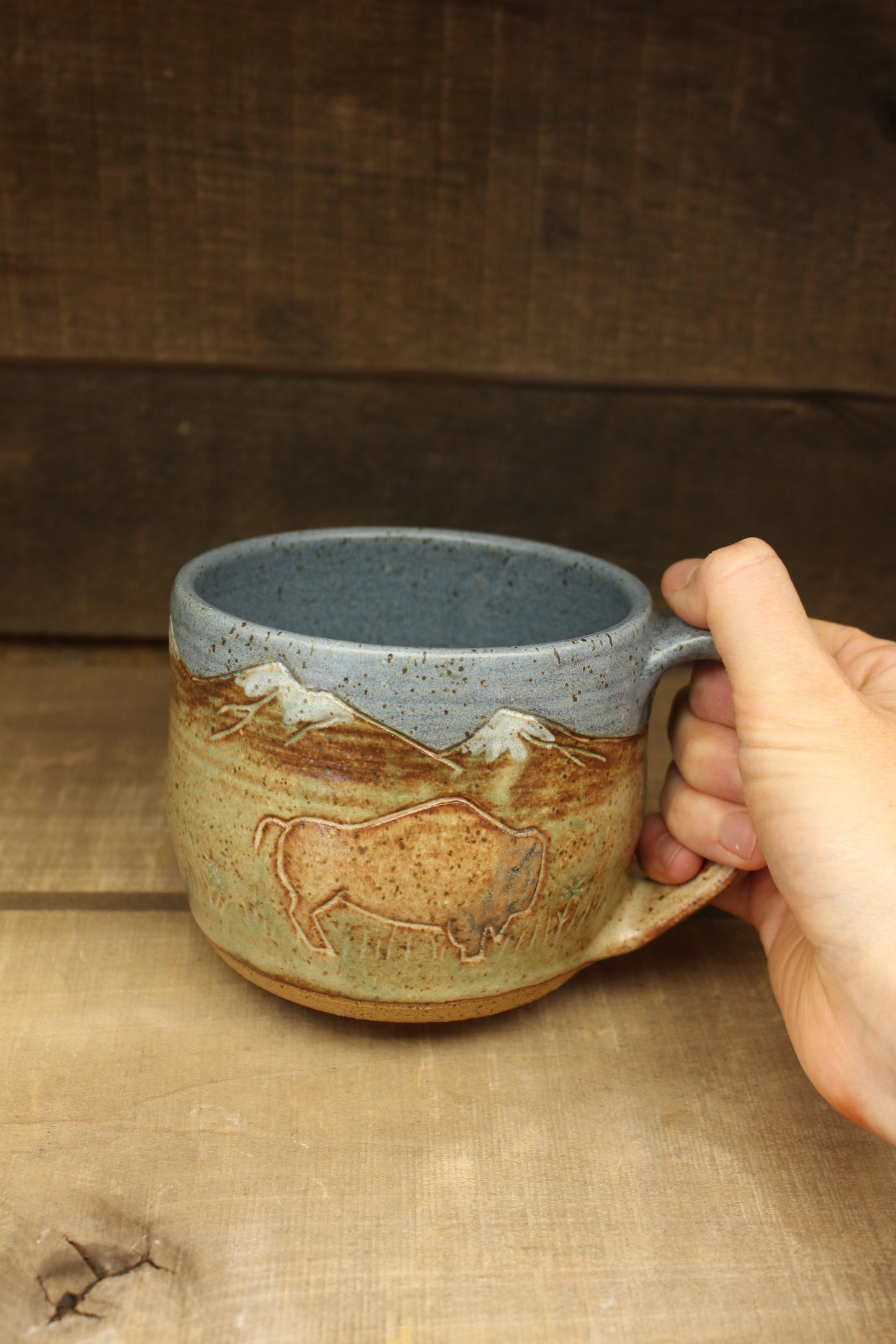 Buffalo Mountain Cappuccino Mug 21oz