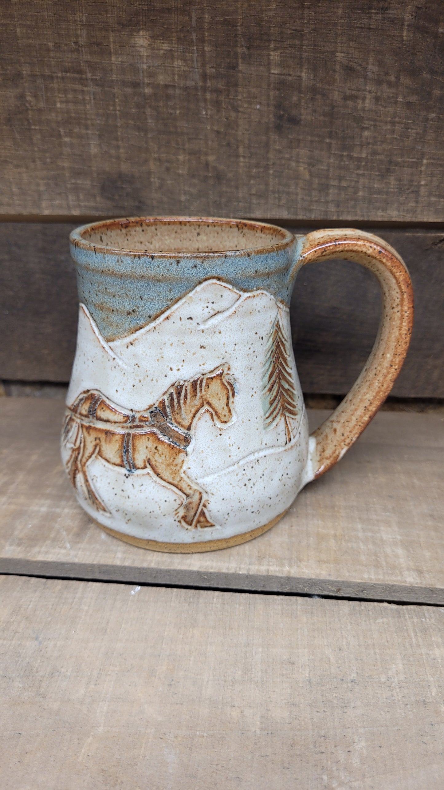 One Horse Open Sleigh Mug #5 18oz