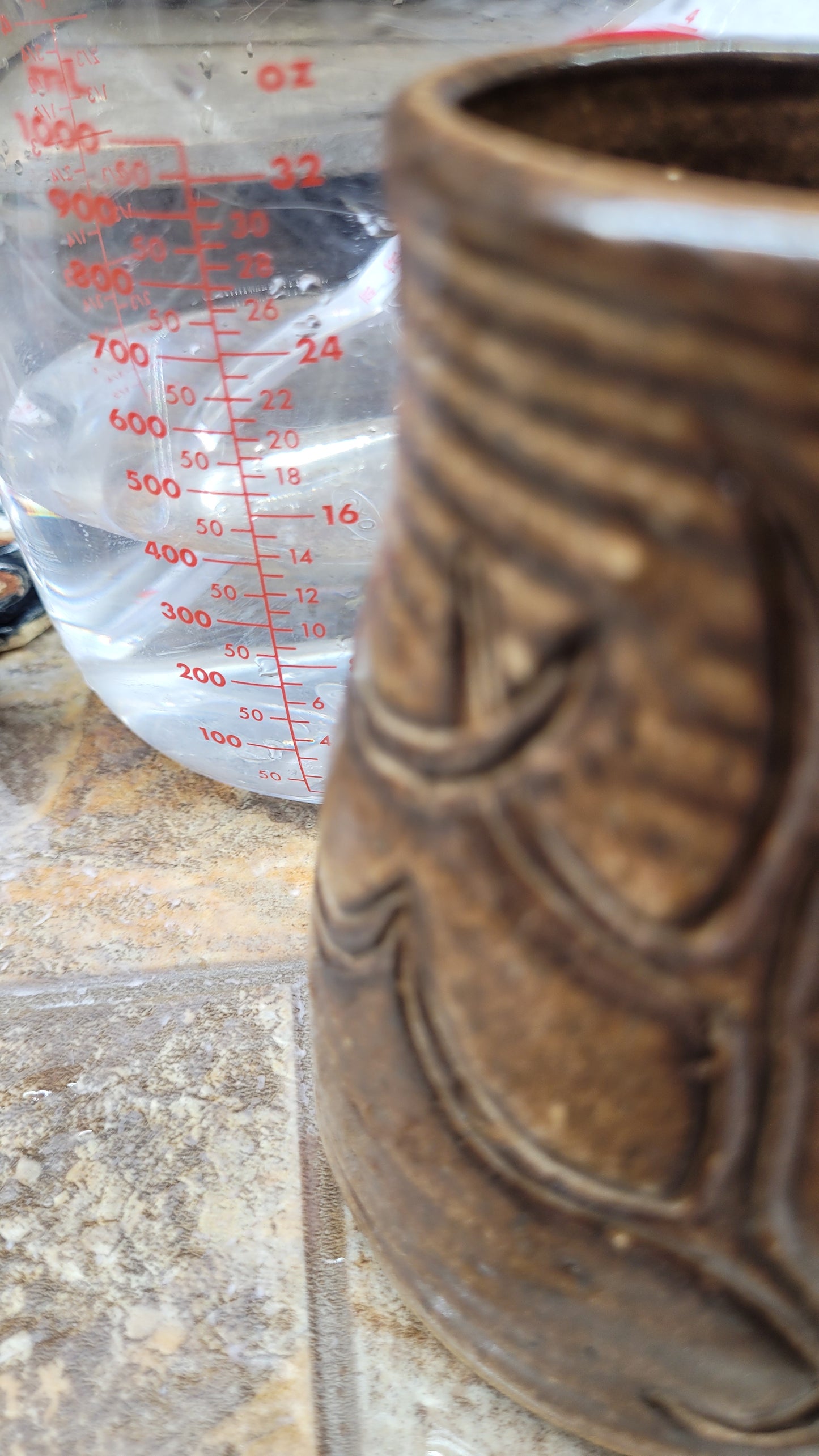 Mountain Thrown Brown Elk Antler Tumbler #2 14oz