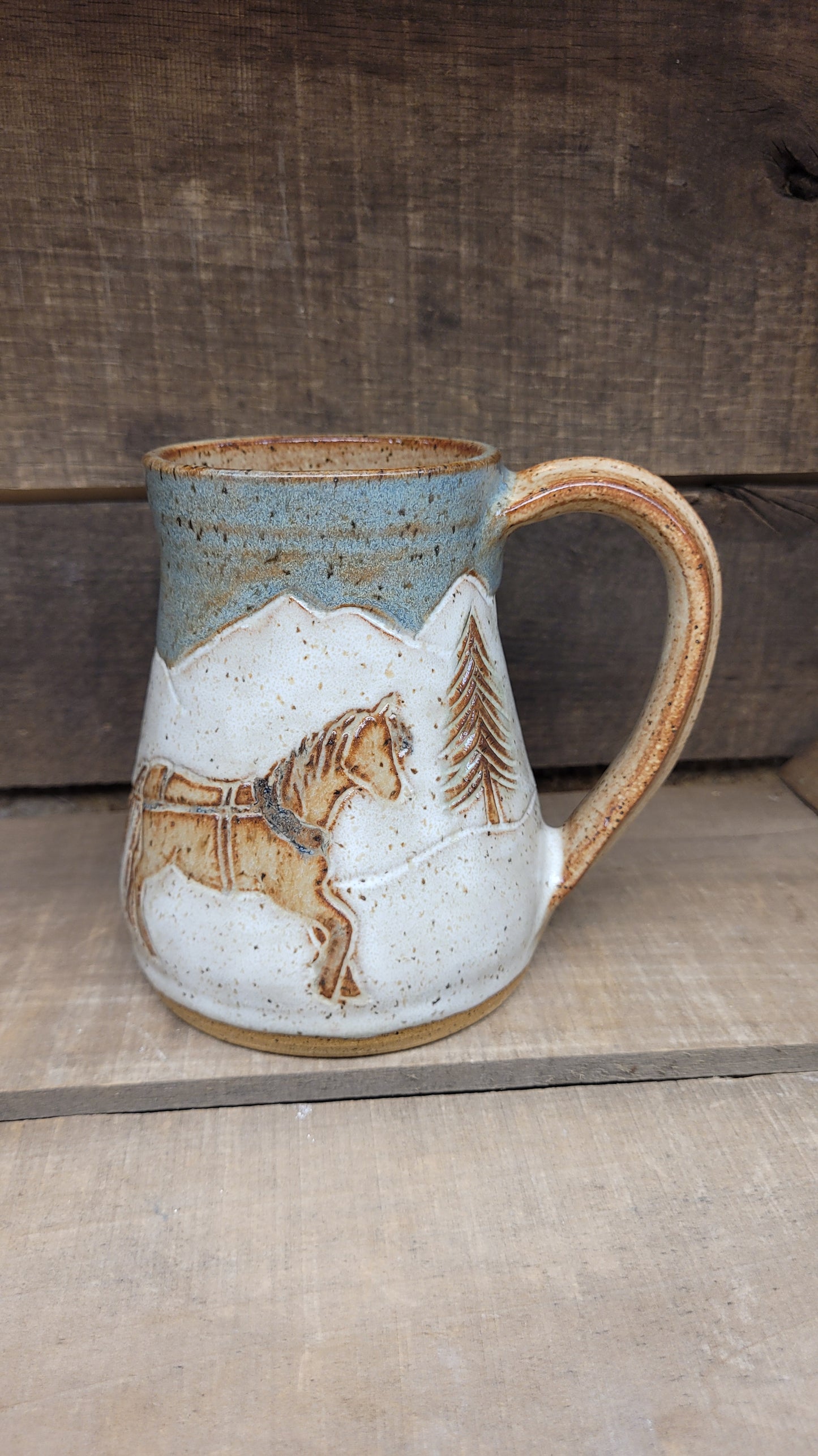 One Horse Open Sleigh Mug #6 18oz