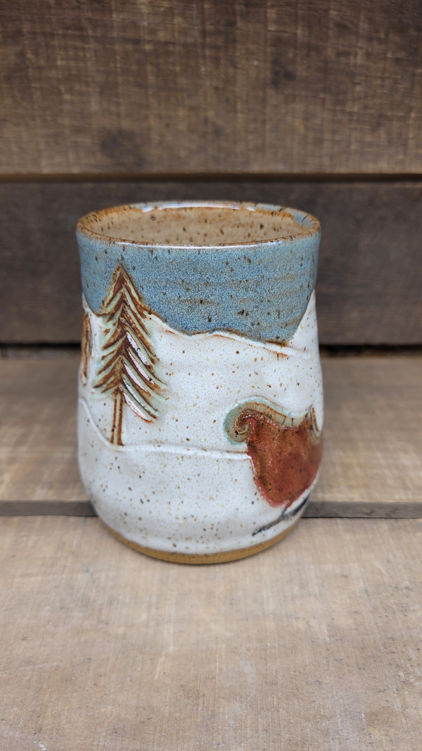 One Horse Open Sleigh Tumbler 13oz