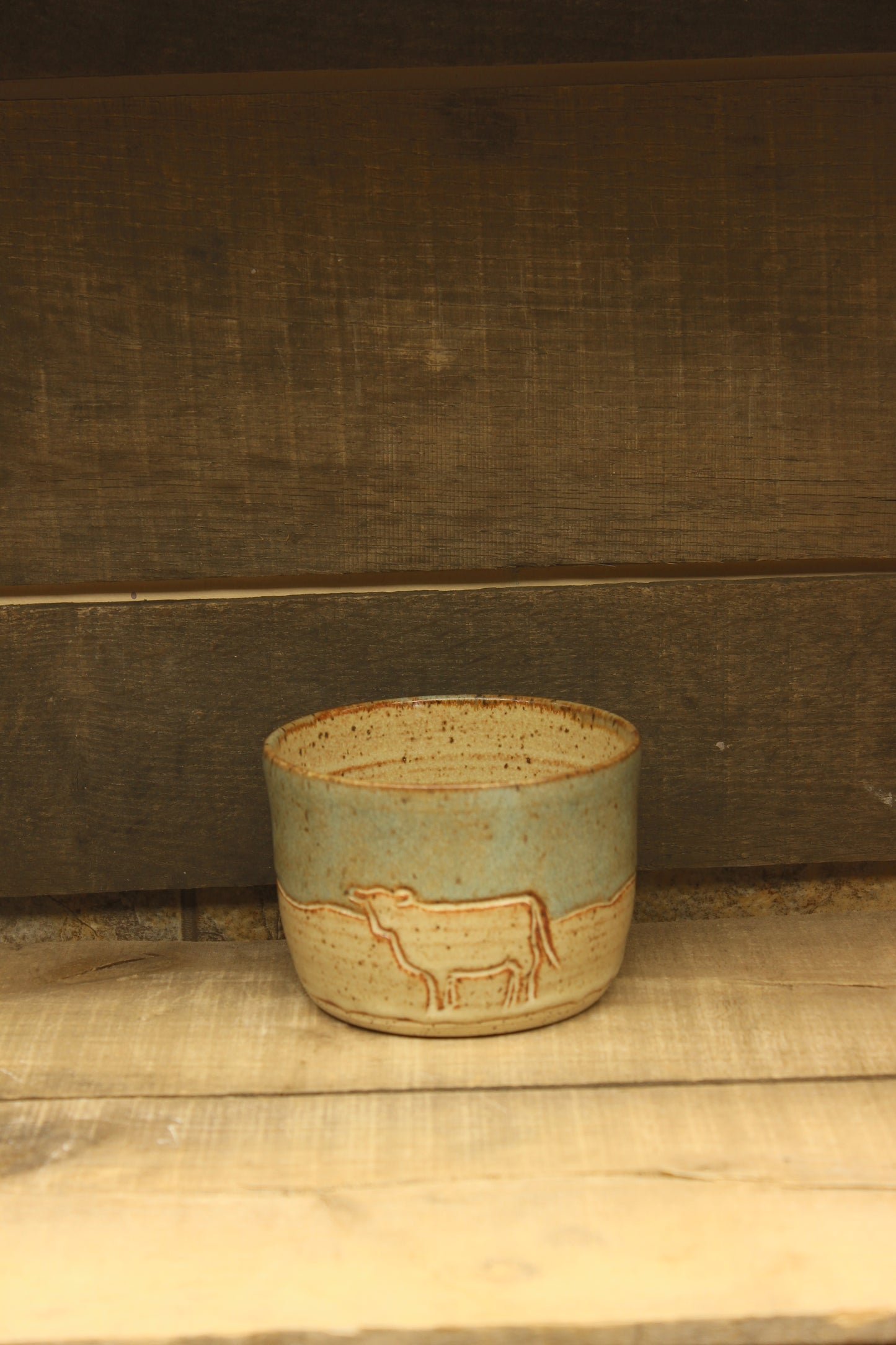 Horse & Cow Rustic Chai Sky Small Bowl