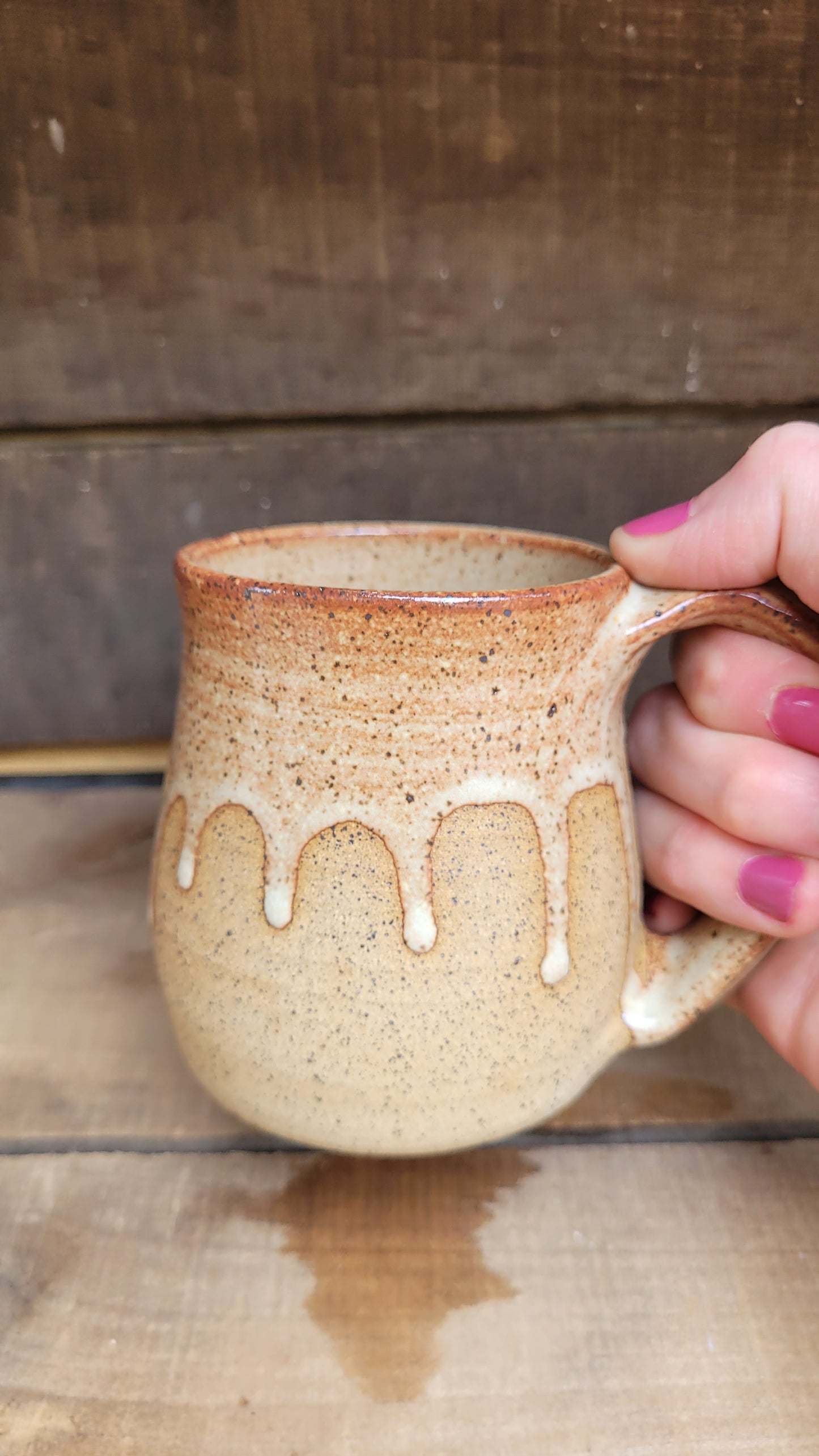 Mountain Thrown Chai Drip Mug #1  10oz