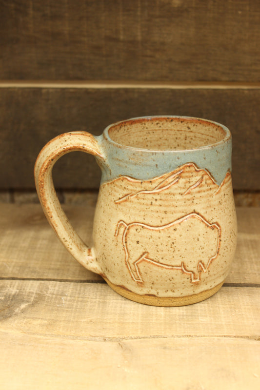 Chai Sky Buffalo Mountain Mug 16oz