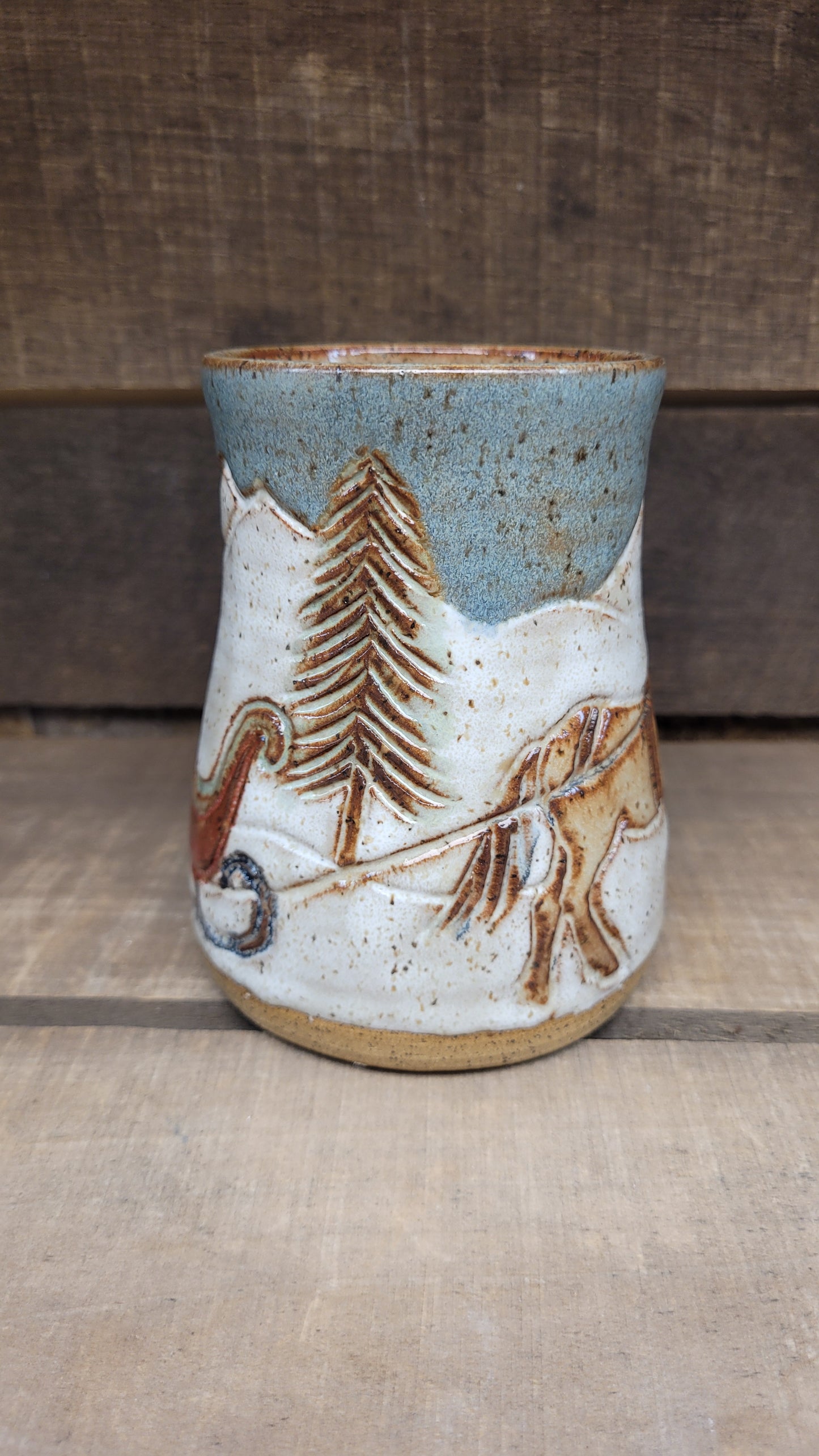 One Horse Open Sleigh Mug #2 15oz