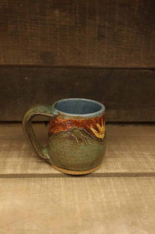 Mountain Sunset Mini Mug 7oz
