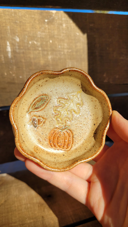 Wheelthrown Teabag or Small Spoon Holder