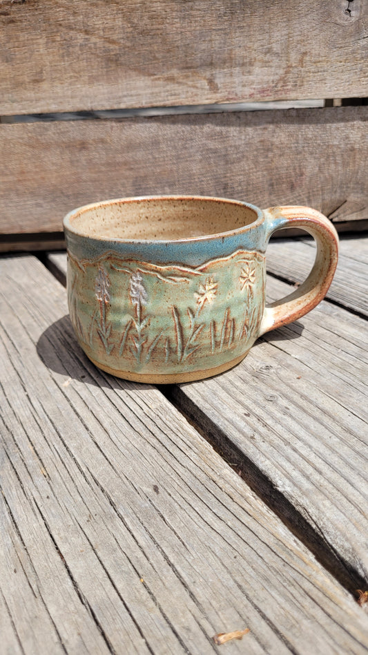 Wildflower Cappuccino Mug 16oz