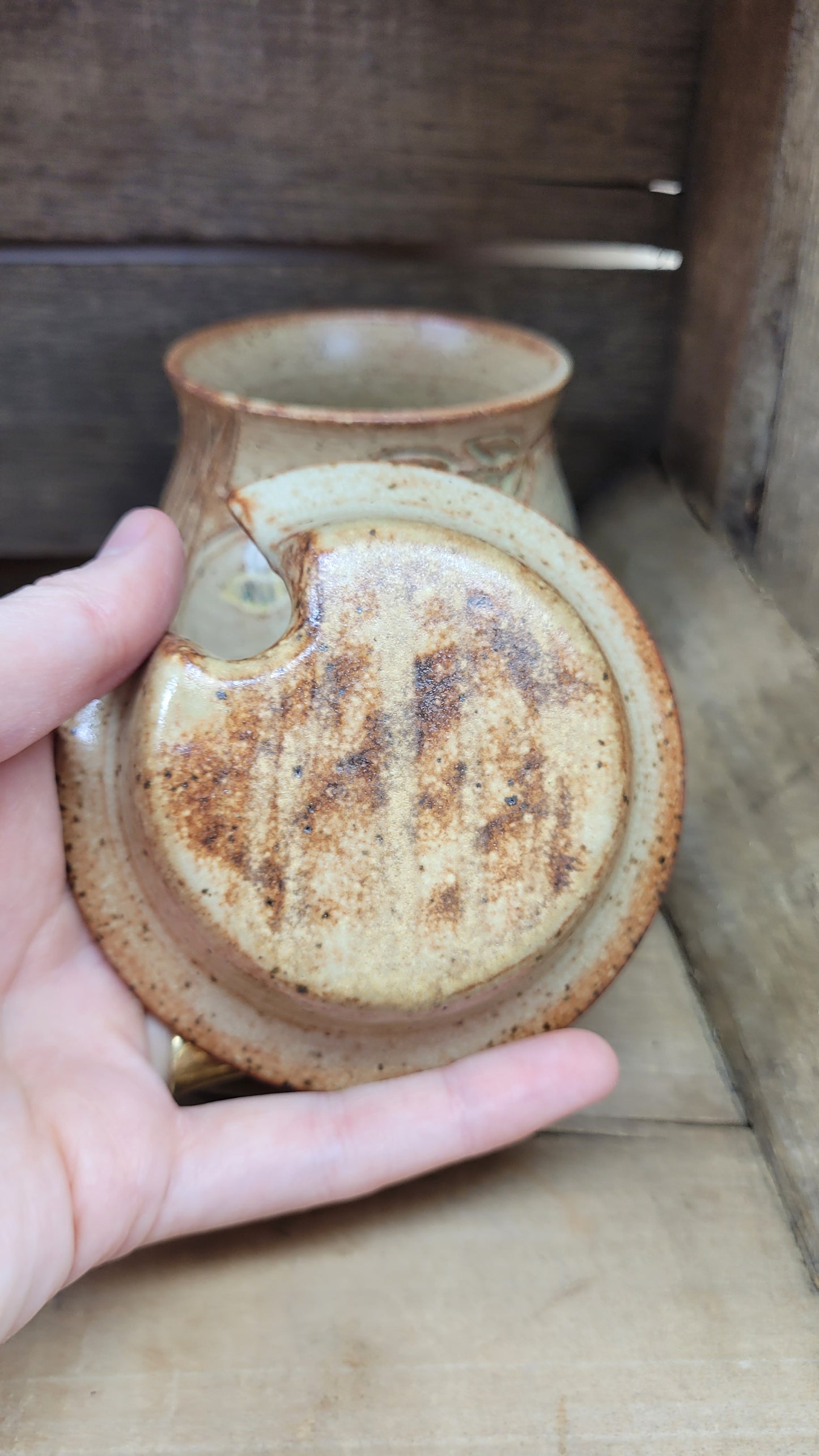 Hive in a Tree Honeypot with Handturned Honey Dipper *2nd Quality