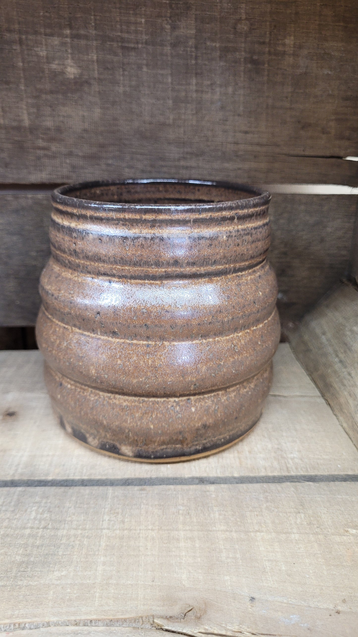 Cacao Bubble Mini Utensil Crock