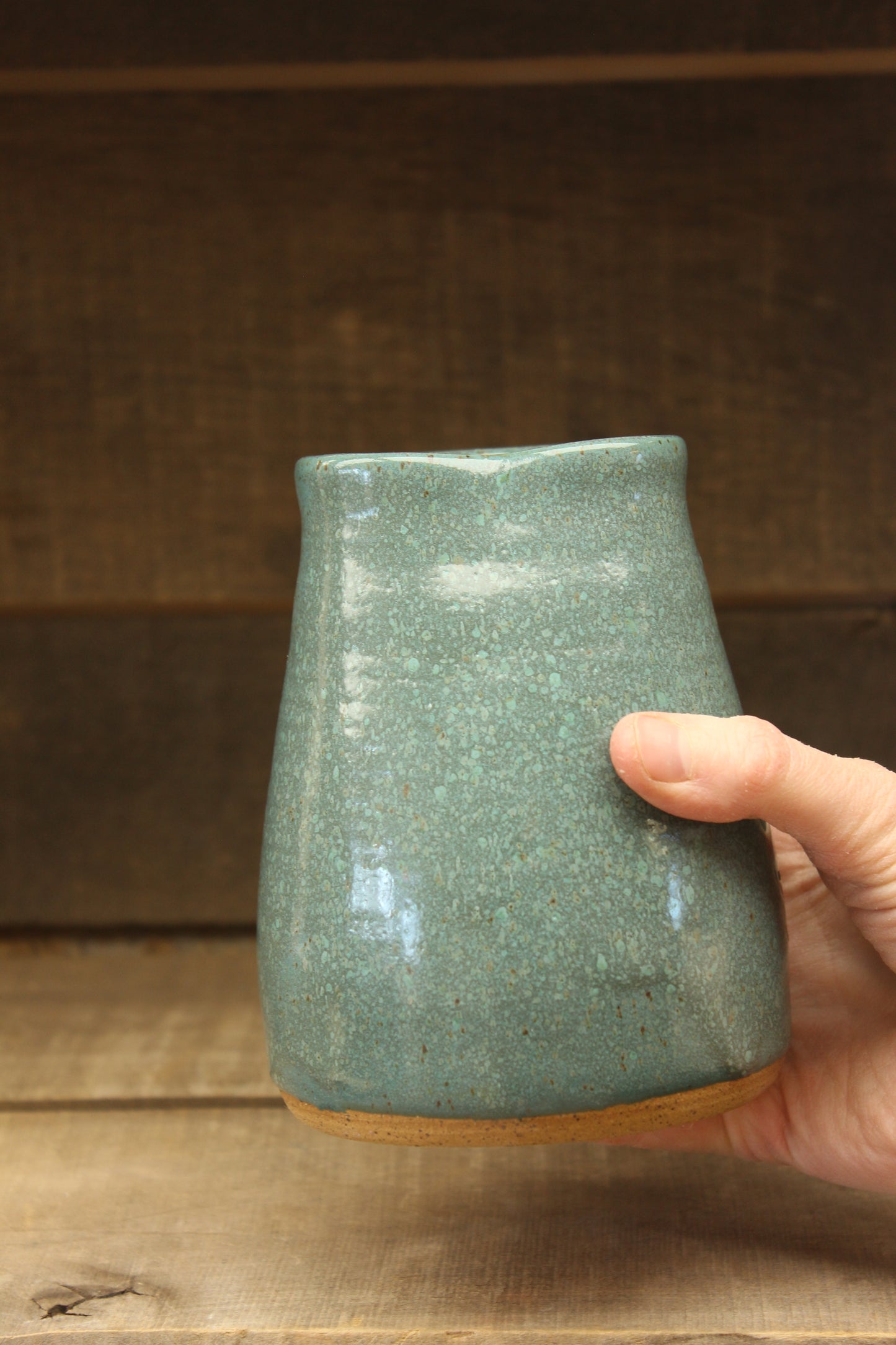 Turquoise Heart Tumbler/Vase