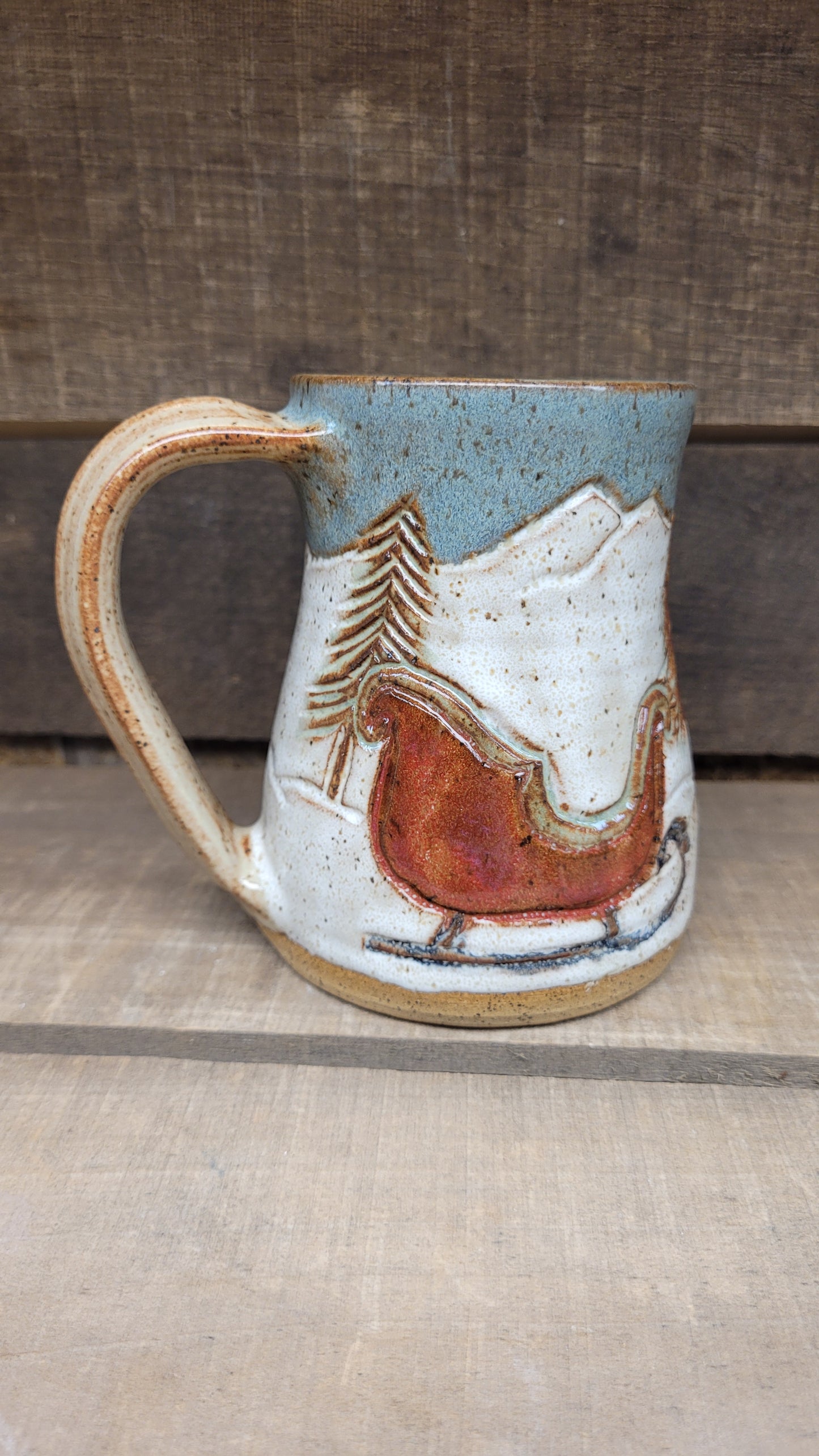 One Horse Open Sleigh Mug #2 15oz