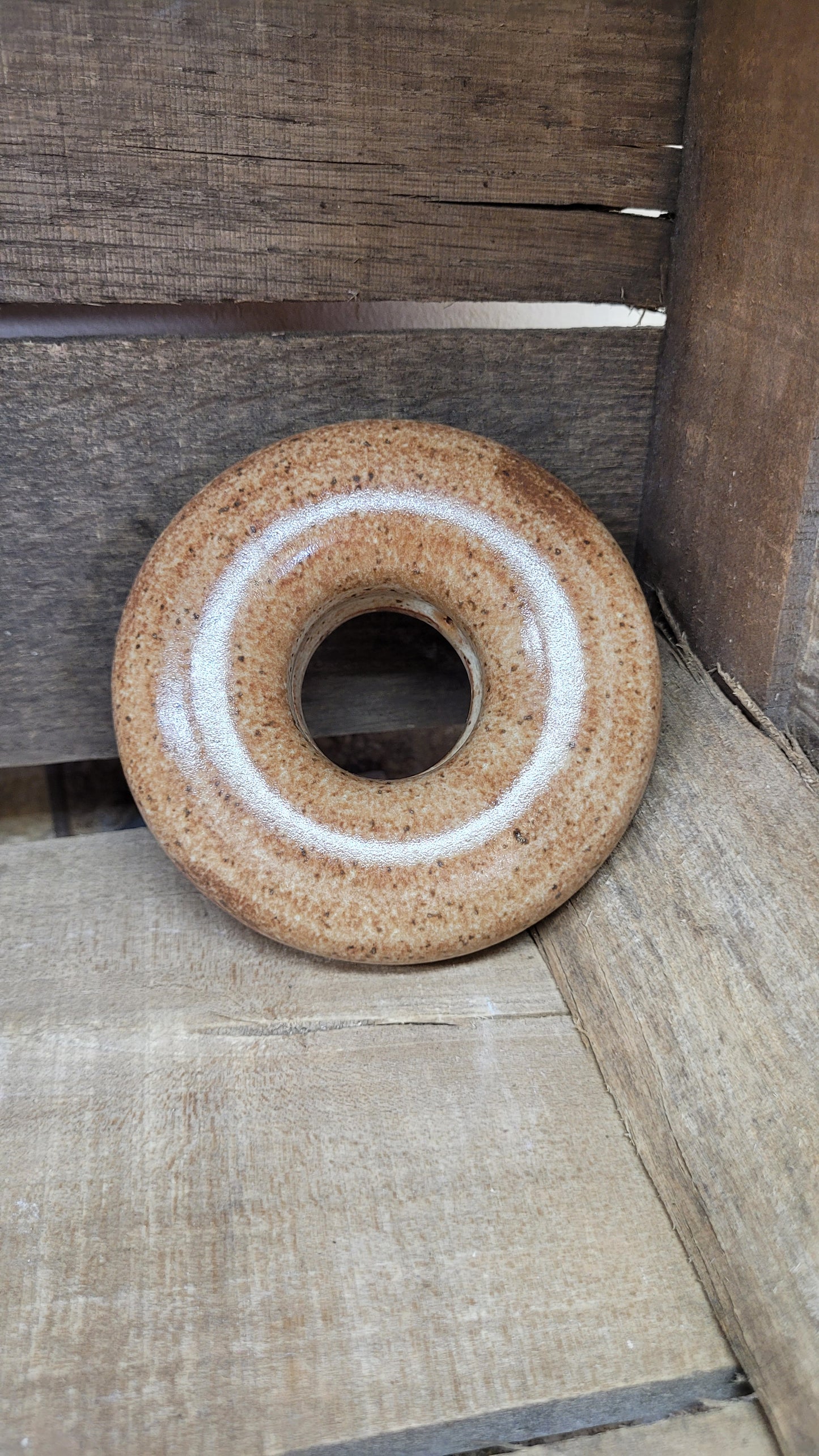 Wheelthrown Hollow Bagel
