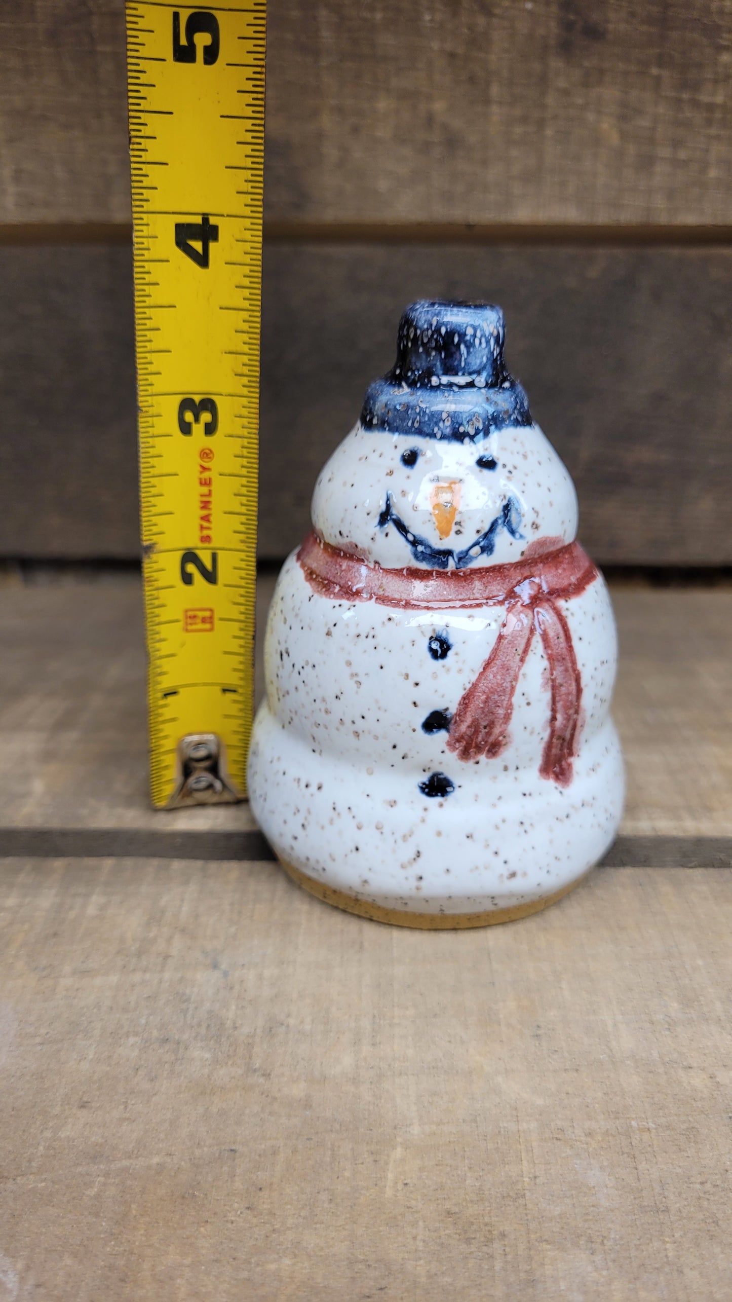 Wheelthrown Hollow Snowman *2nd