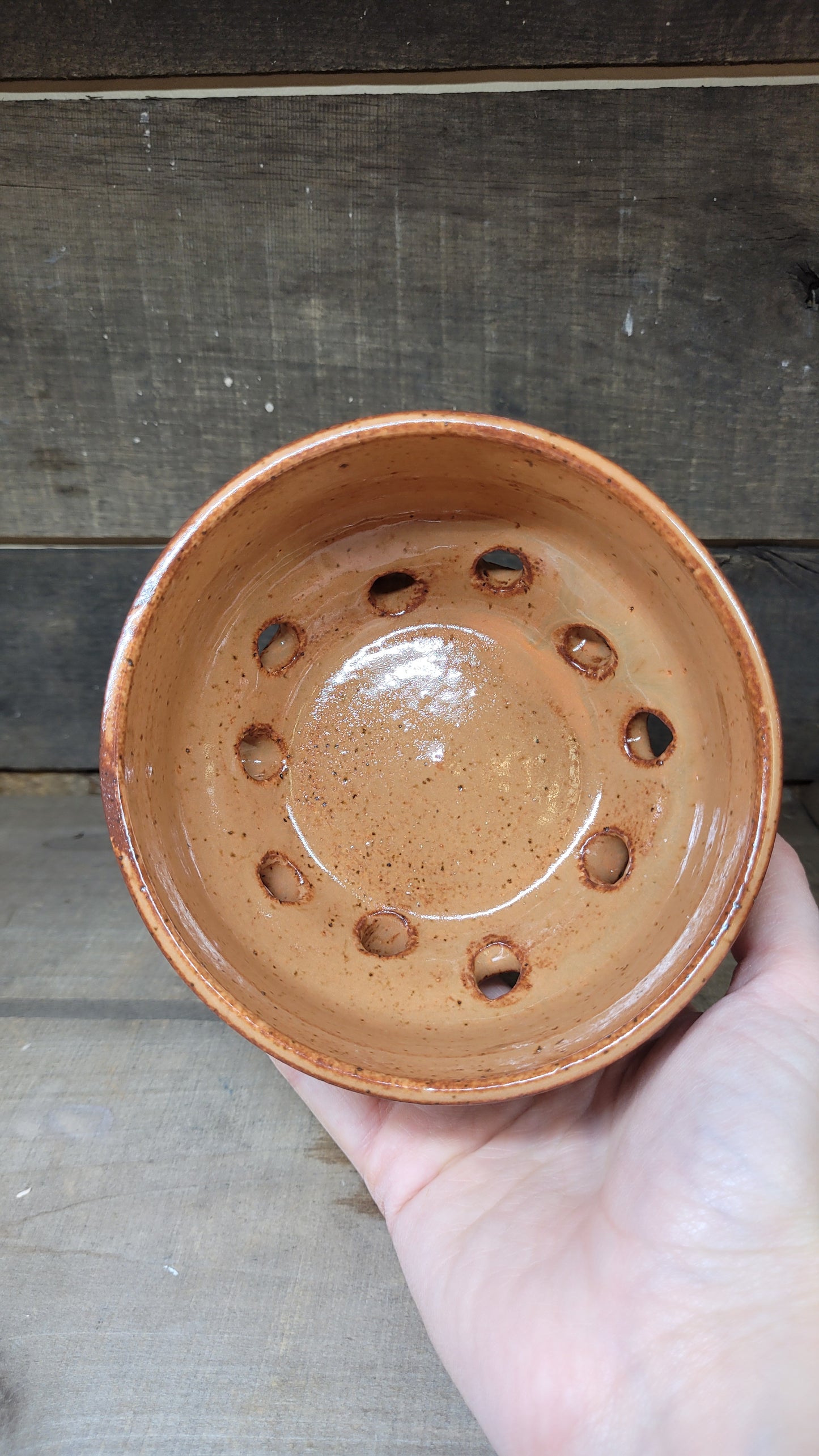 Orange Barbed Wire Berry Bowl