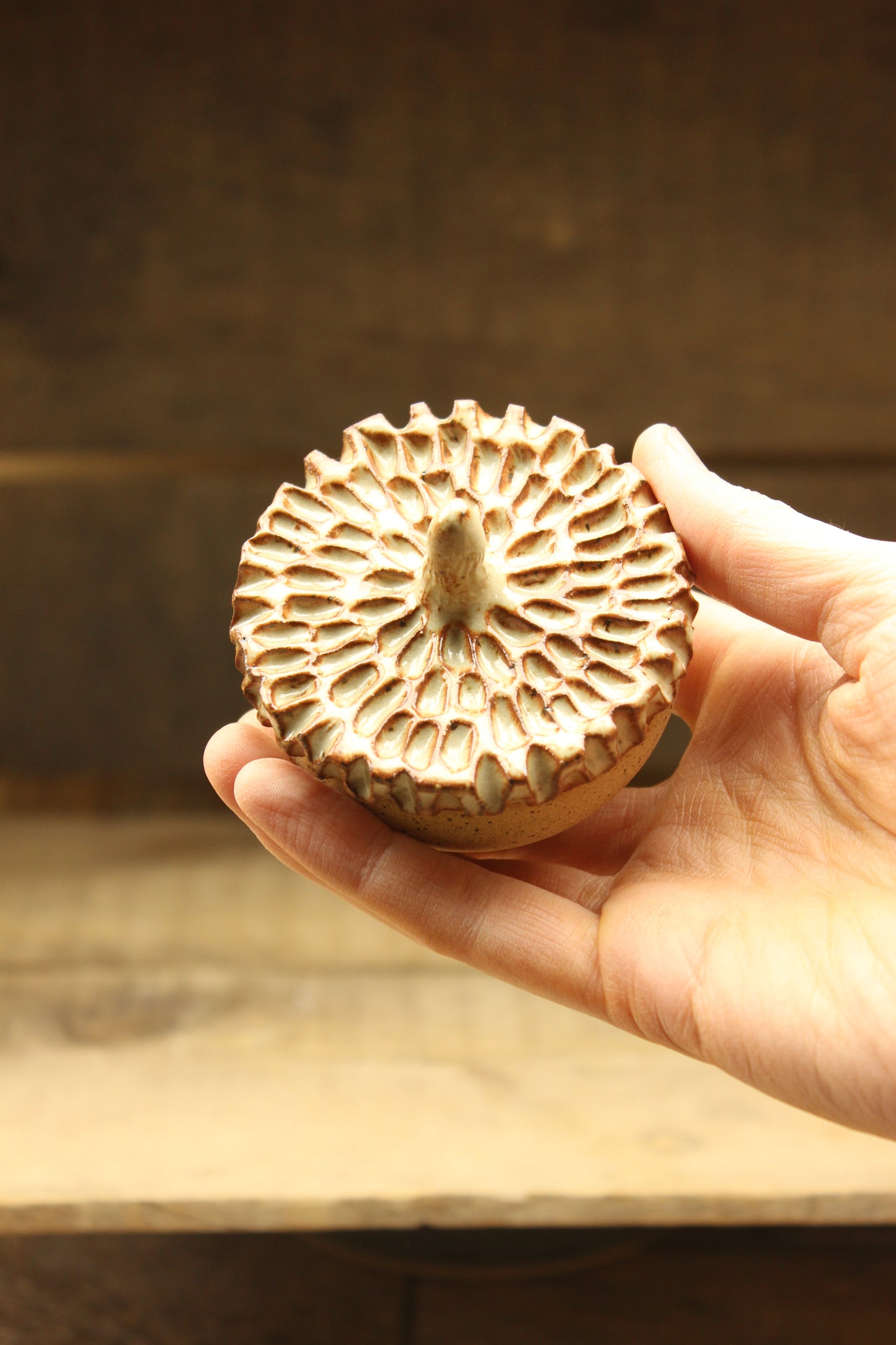 Chai Wheelthrown Acorn #2
